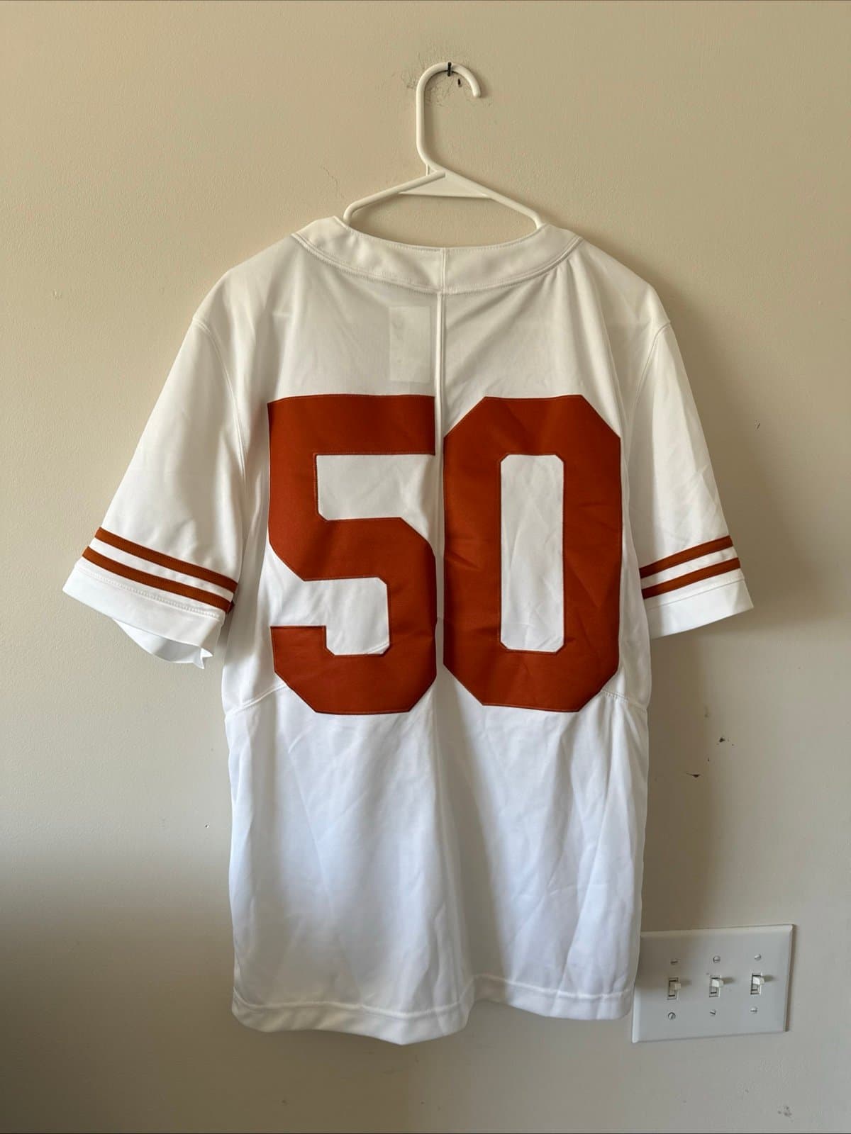 Men's Nike Texas Longhorns #50 Alternate Limited NCAA Jersey Sz S - White NWT - Thumbnail 7