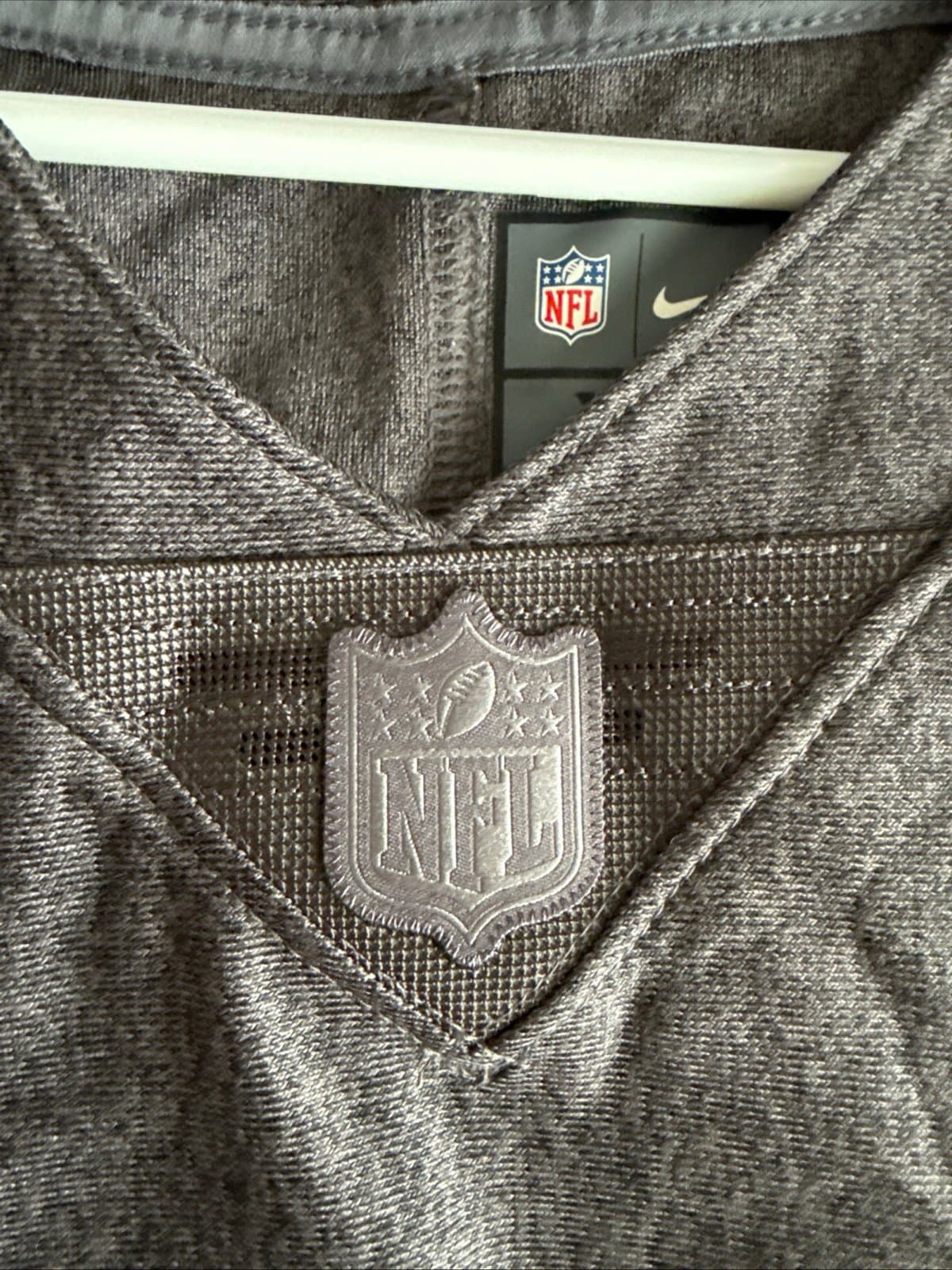 Men’s Nike NFL Super Bowl 53 LIII Limited Edition Knit Jersey Sz XL - Gray RARE - Thumbnail 5