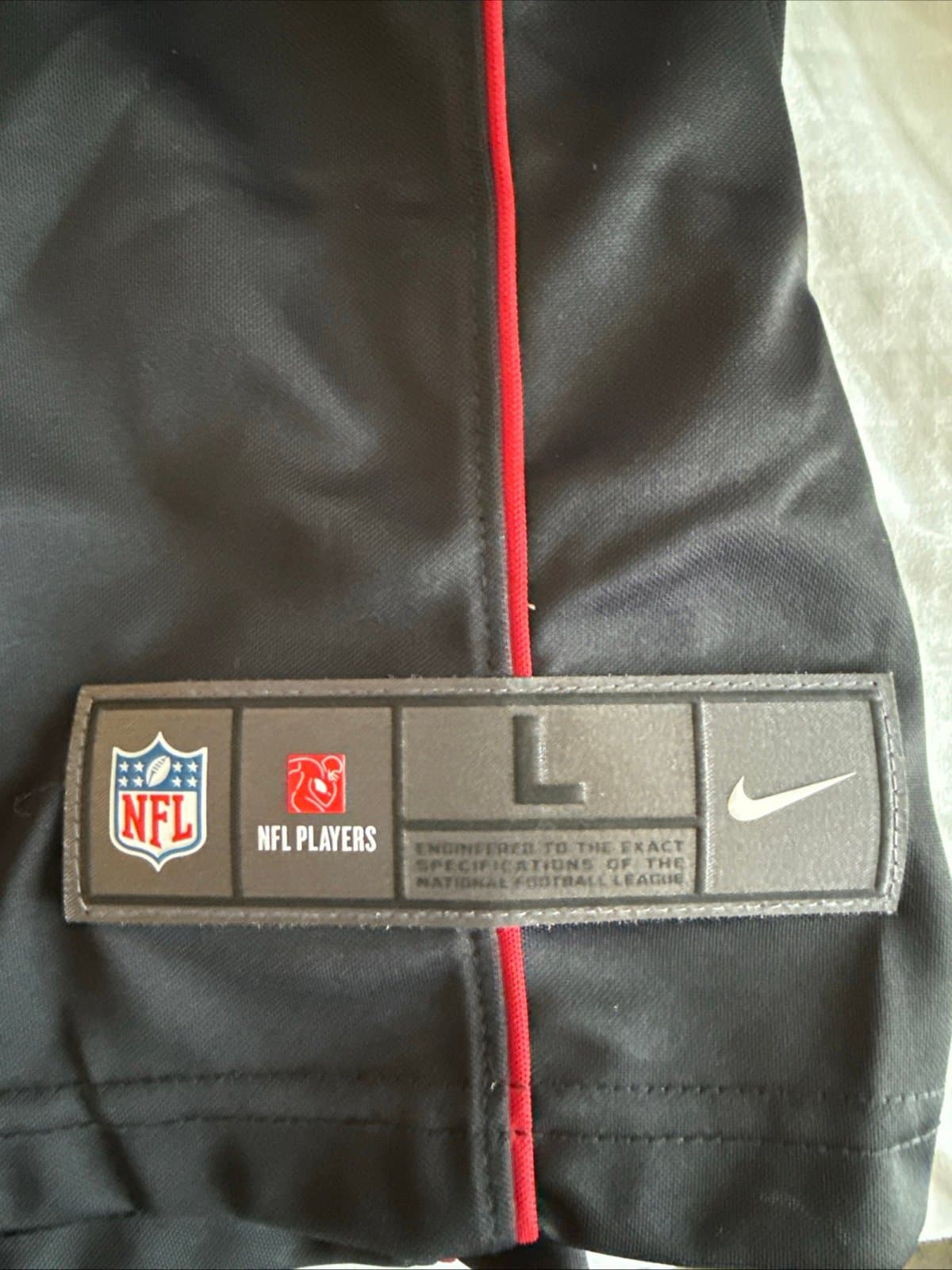 Men’s Nike DeAndre Hopkins #10 Arizona Cardinals Vapor Limited Jersey Sz L Black - Thumbnail 3