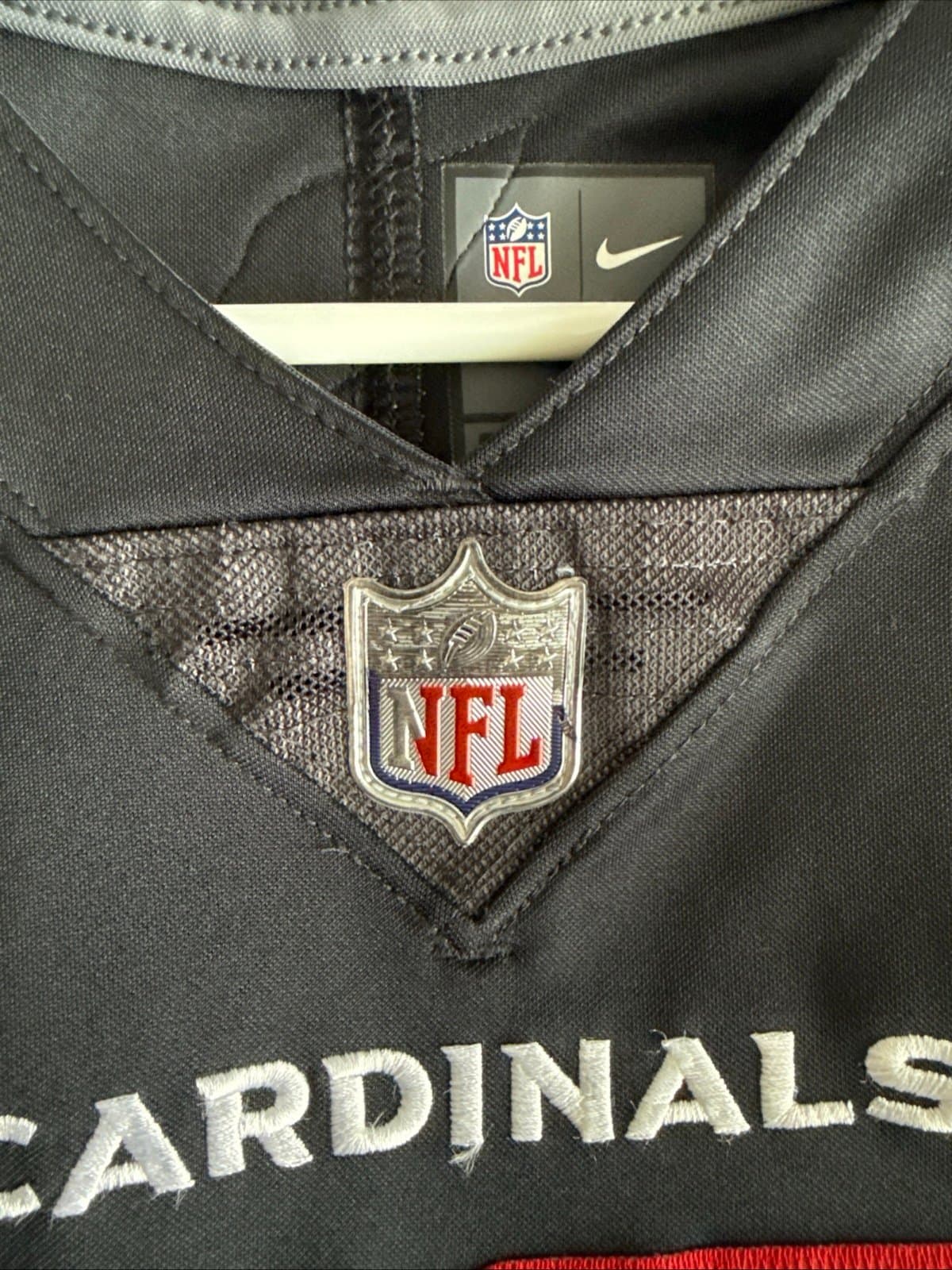 Men’s Nike DeAndre Hopkins #10 Arizona Cardinals Vapor Limited Jersey Sz S Black - Thumbnail 5