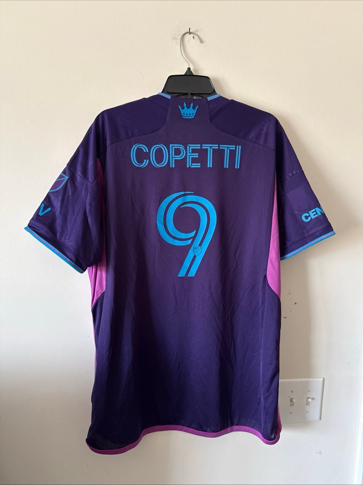 Men’s Adidas Enzo Copetti #9 Charlotte FC Jersey Authentic 23/24 Sz XL - NWT - Thumbnail 6