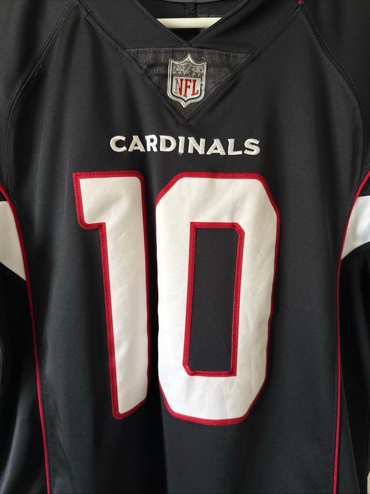 Men’s Nike DeAndre Hopkins #10 Arizona Cardinals Vapor Limited Jersey Sz S Black - Thumbnail 2