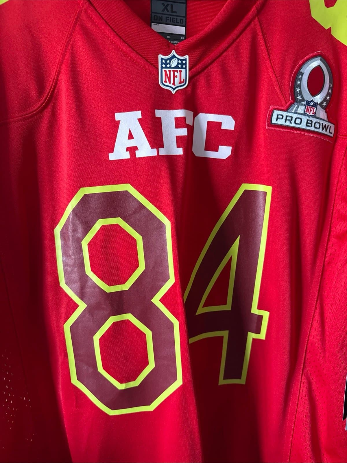 Men’s Nike Antonio Brown #84 Steelers 2017 Pro Bowl AFC Jersey Sz XL - NWT RARE - Thumbnail 2