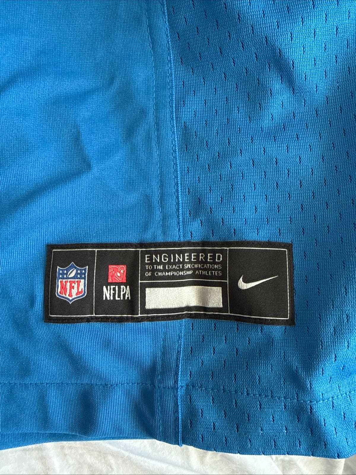 Men’s Nike Penei Sewell #68 Detroit Lions WCF Game Jersey Sz XL - Blue NWOT - Thumbnail 3