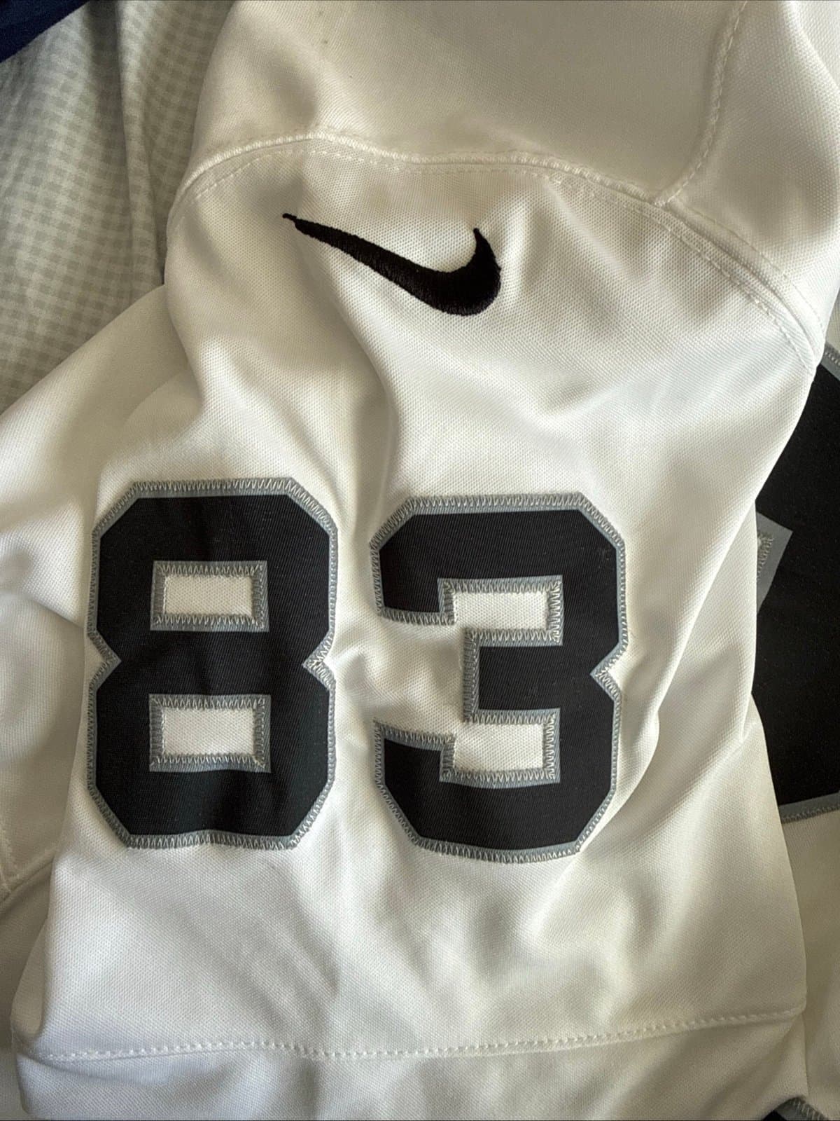 Men’s Nike Darren Waller #83 Las Vegas Raiders Vapor Limited Jersey Sz XL White - Thumbnail 6