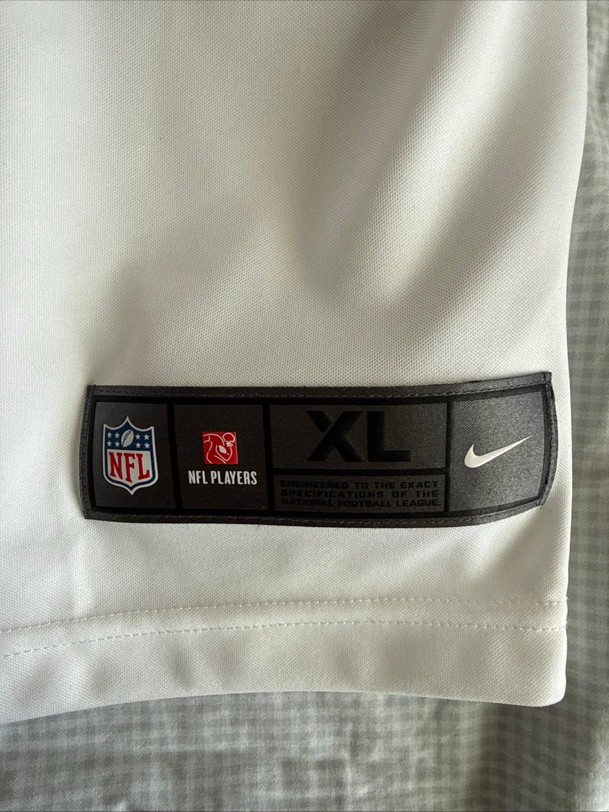 Men’s Nike Darren Waller #83 Las Vegas Raiders Vapor Limited Jersey Sz XL White - Thumbnail 3
