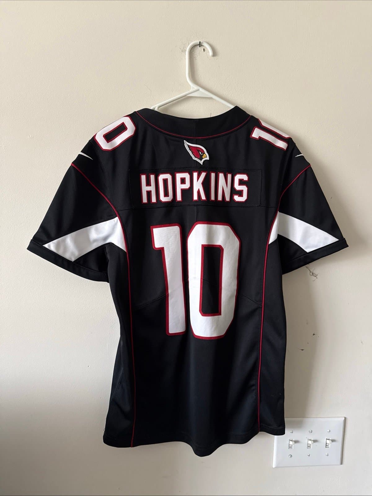 Men’s Nike DeAndre Hopkins #10 Arizona Cardinals Vapor Limited Jersey Sz S Black - Thumbnail 6
