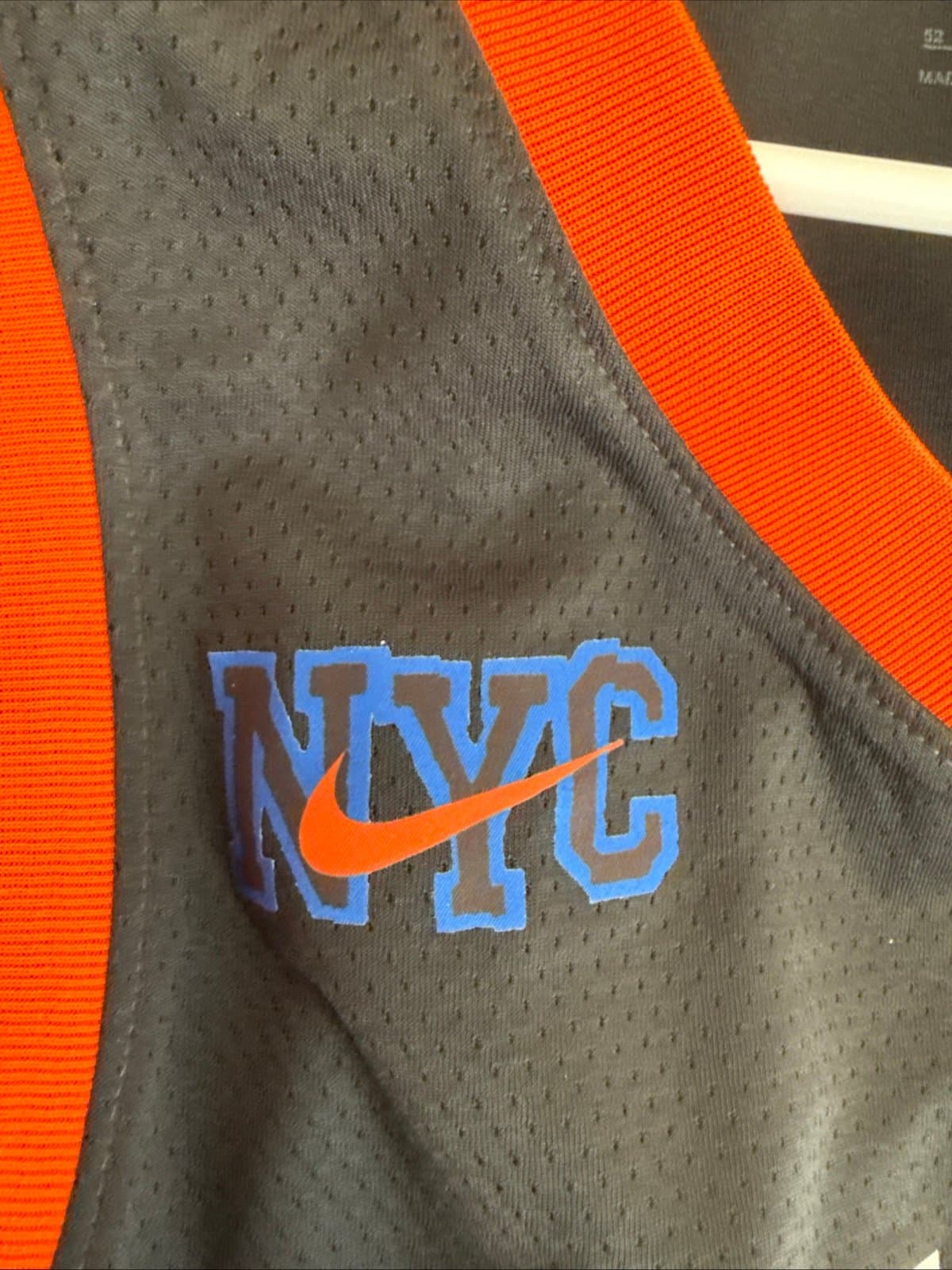 Men's Nike Obi Toppin #1 New York Knicks 22/23 City Edition Jersey Sz 52 - NWT - Thumbnail 6