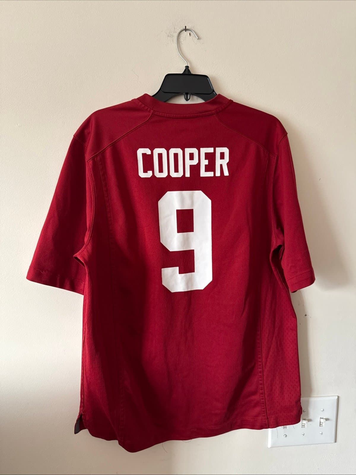 Men’s Nike Amari Cooper #9 Alabama Crimson Tide Jersey NCAA Size M - Maroon - Thumbnail 5