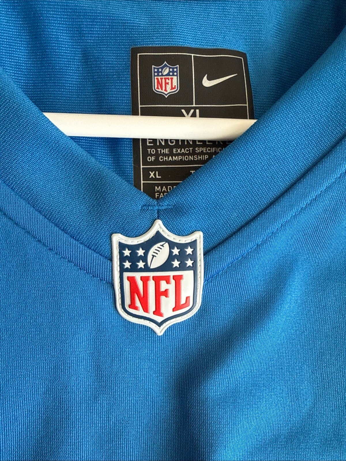 Men’s Nike Penei Sewell #68 Detroit Lions WCF Game Jersey Sz XL - Blue NWOT - Thumbnail 5