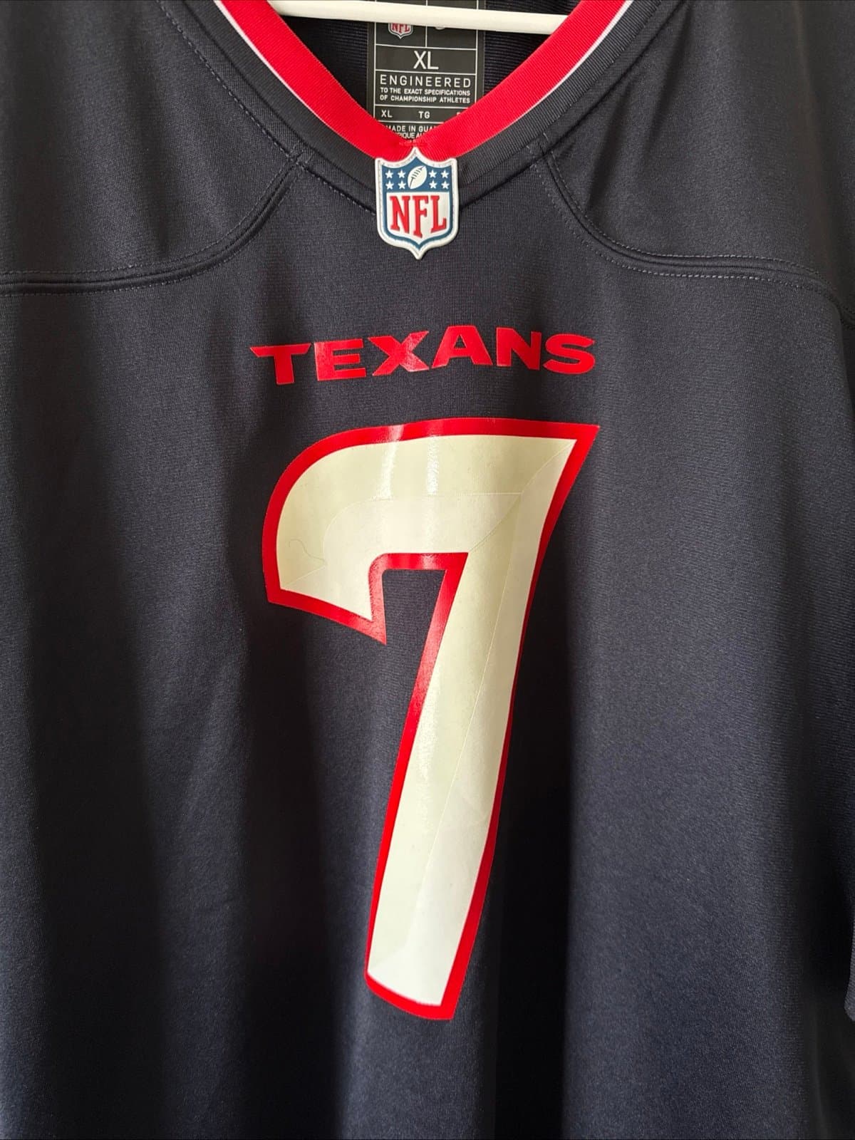 Men’s Nike CJ Stroud #7 Houston Texans NFL Football Game Home Jersey Sz XL RARE - Thumbnail 2