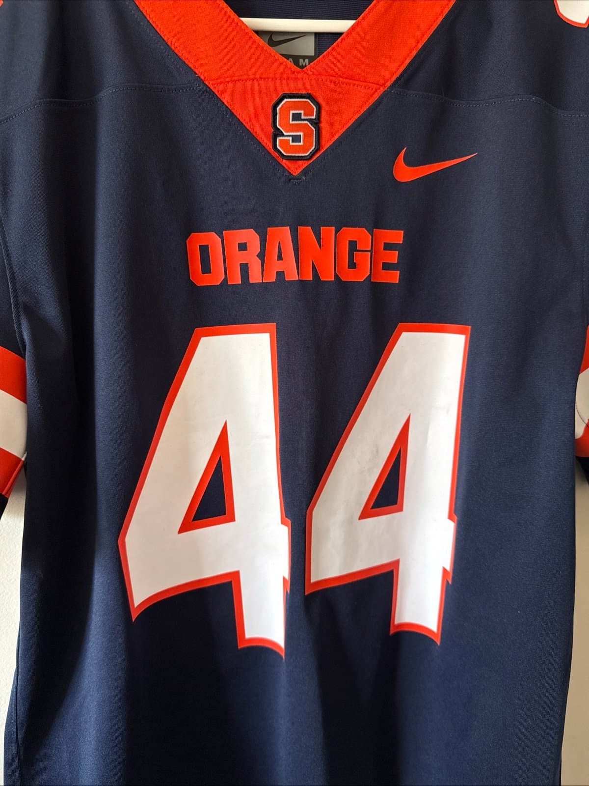 Men’s Nike Syracuse Orange #44 Football Team Jersey Men's Sz M - Blue RARE - Thumbnail 2