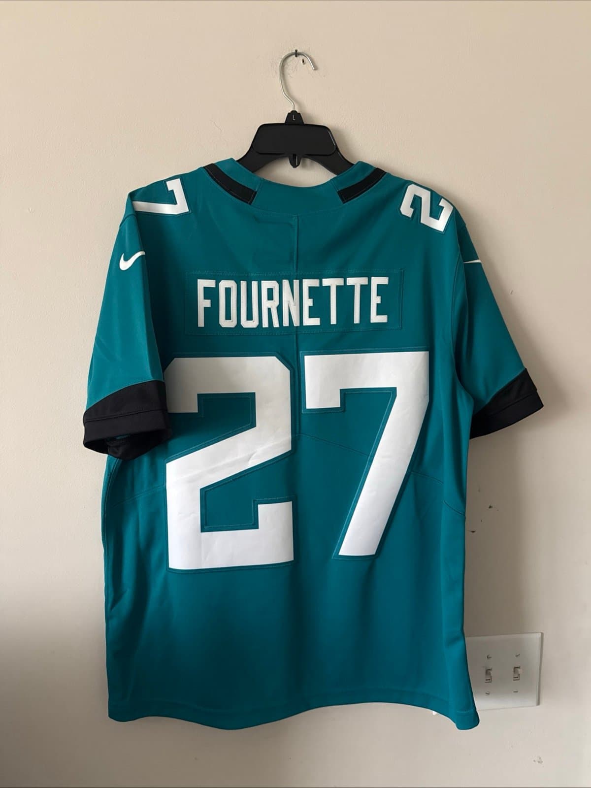 MEN’S NIKE JACKSONVILLE JAGUARS LEONARD FOURNETTE #27 VAPOR LMTD JERSEY SZ L - Thumbnail 7