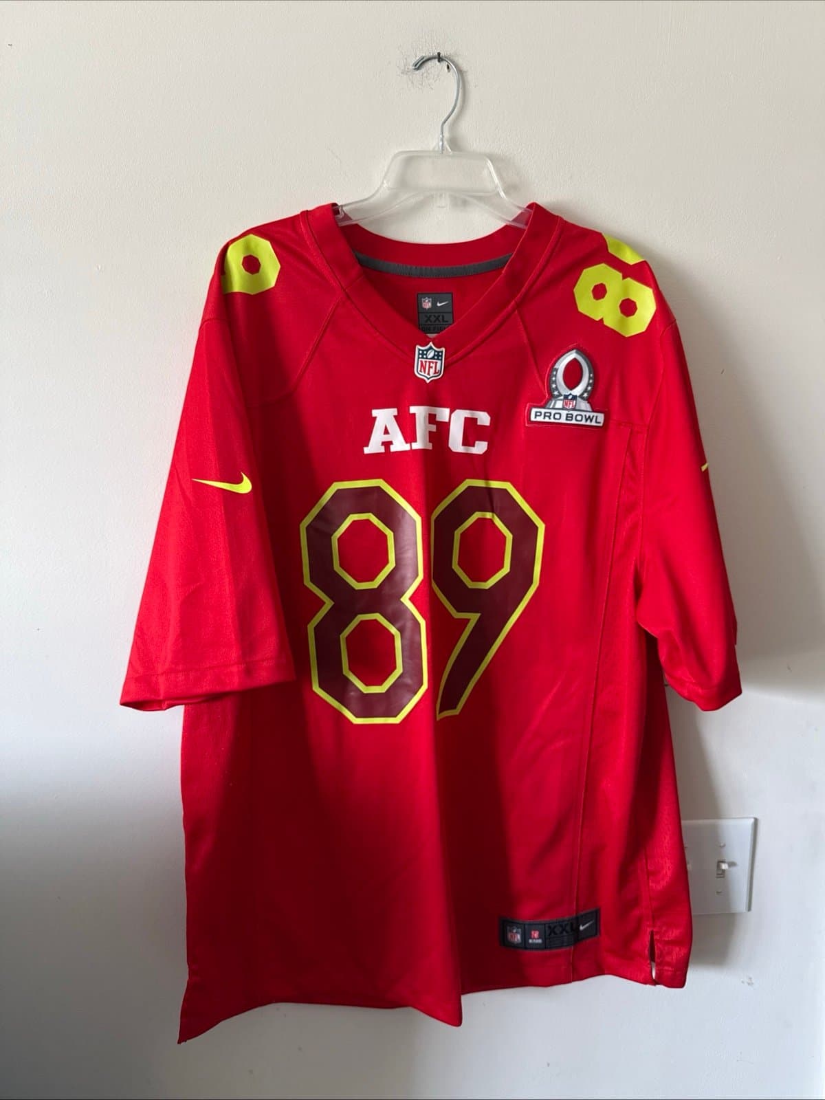 Men’s Nike Amari Cooper #89 Raiders 2017 Pro Bowl AFC Jersey Sz 2XL Red RARE - Image 1