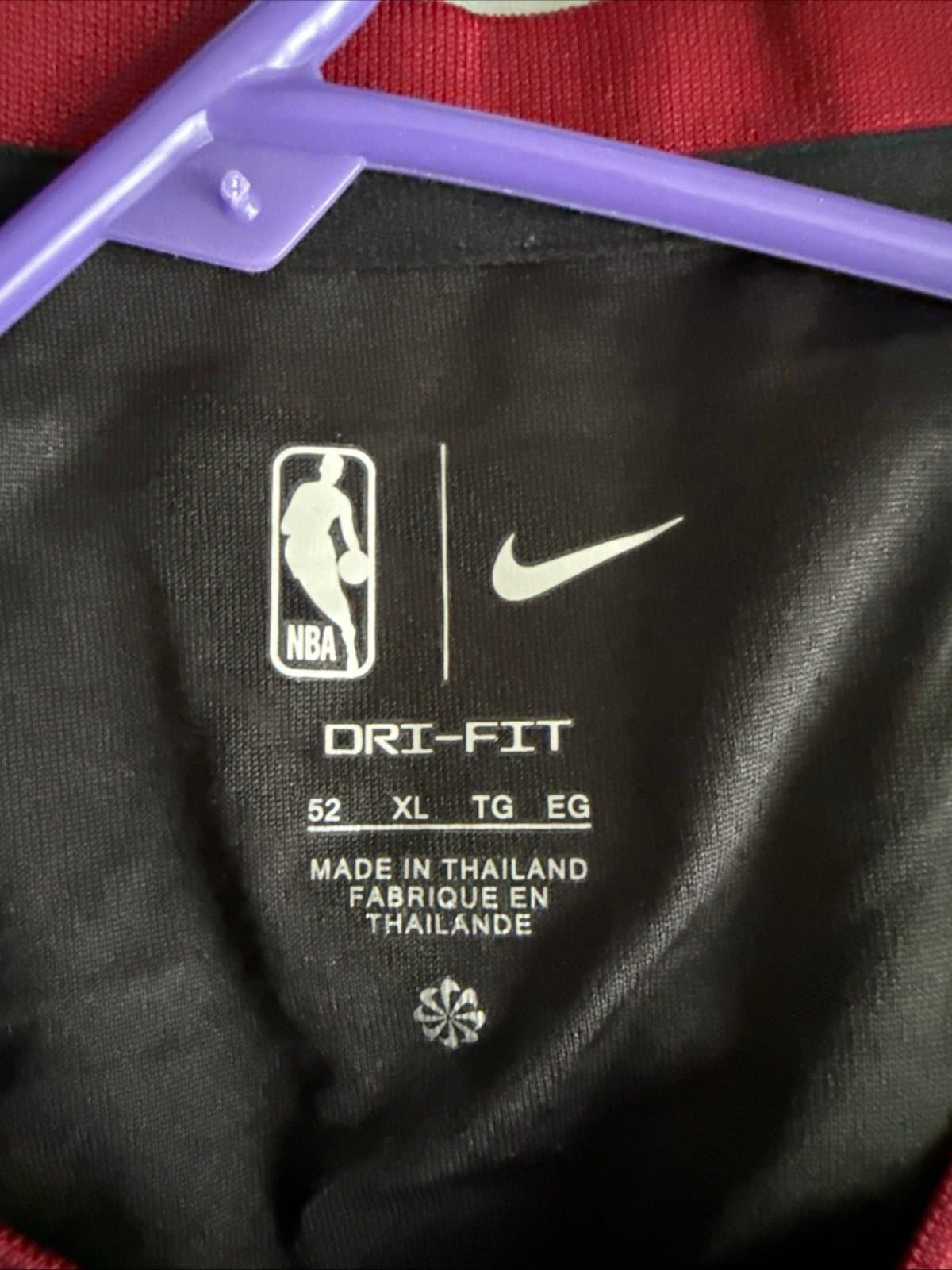 Men’s Nike Miami Heat Jaime Jaquez Jr #11 Nike Jersey Icon Edition Sz 52 - NWT - Thumbnail 4