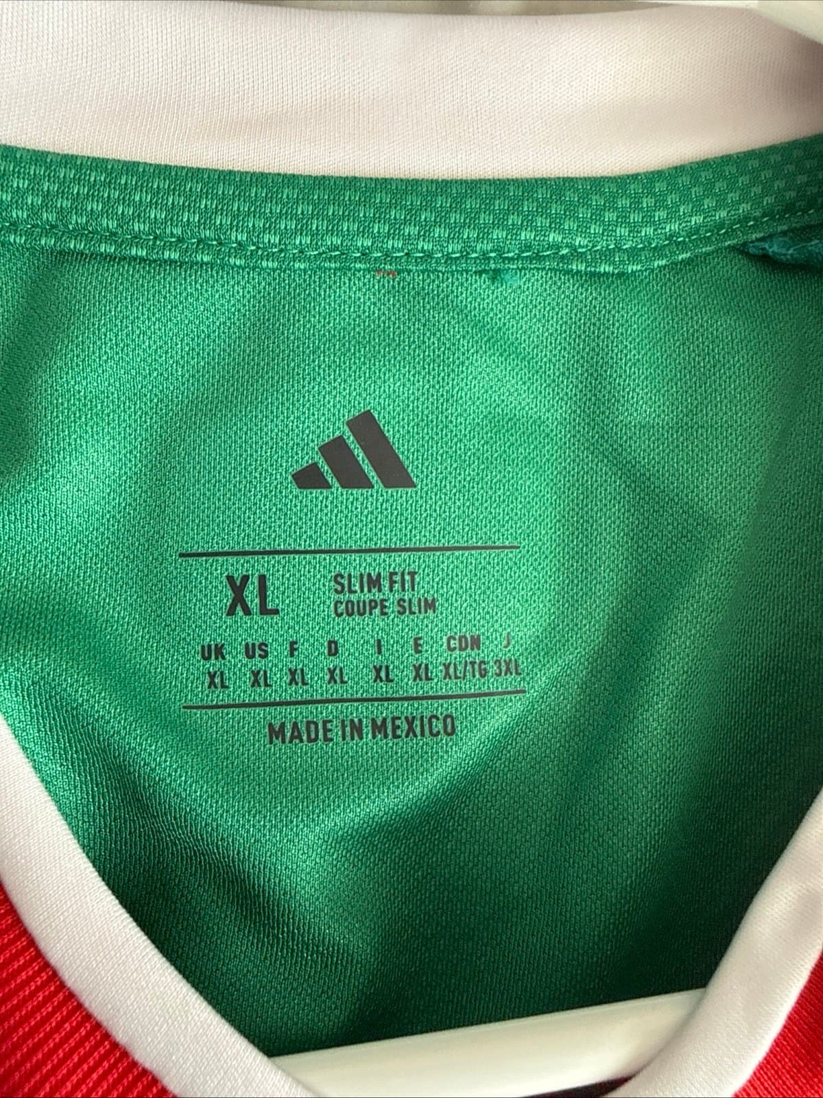 Men's adidas Santiago Gimenez #11 2026 Mexico Home WC Jersey Sz XL - Green NWT - Thumbnail 4