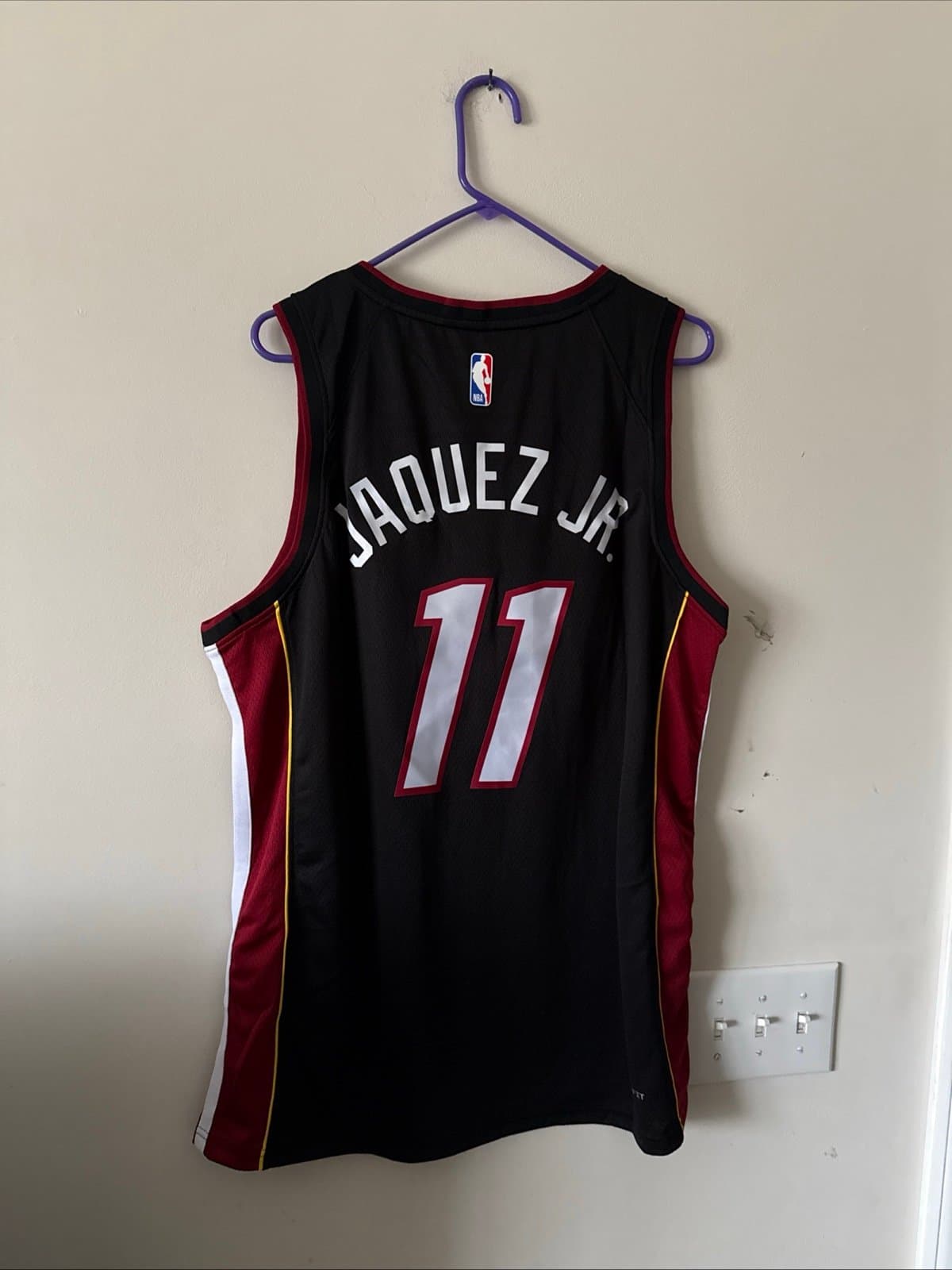 Men’s Nike Miami Heat Jaime Jaquez Jr #11 Nike Jersey Icon Edition Sz 52 - NWT - Thumbnail 7