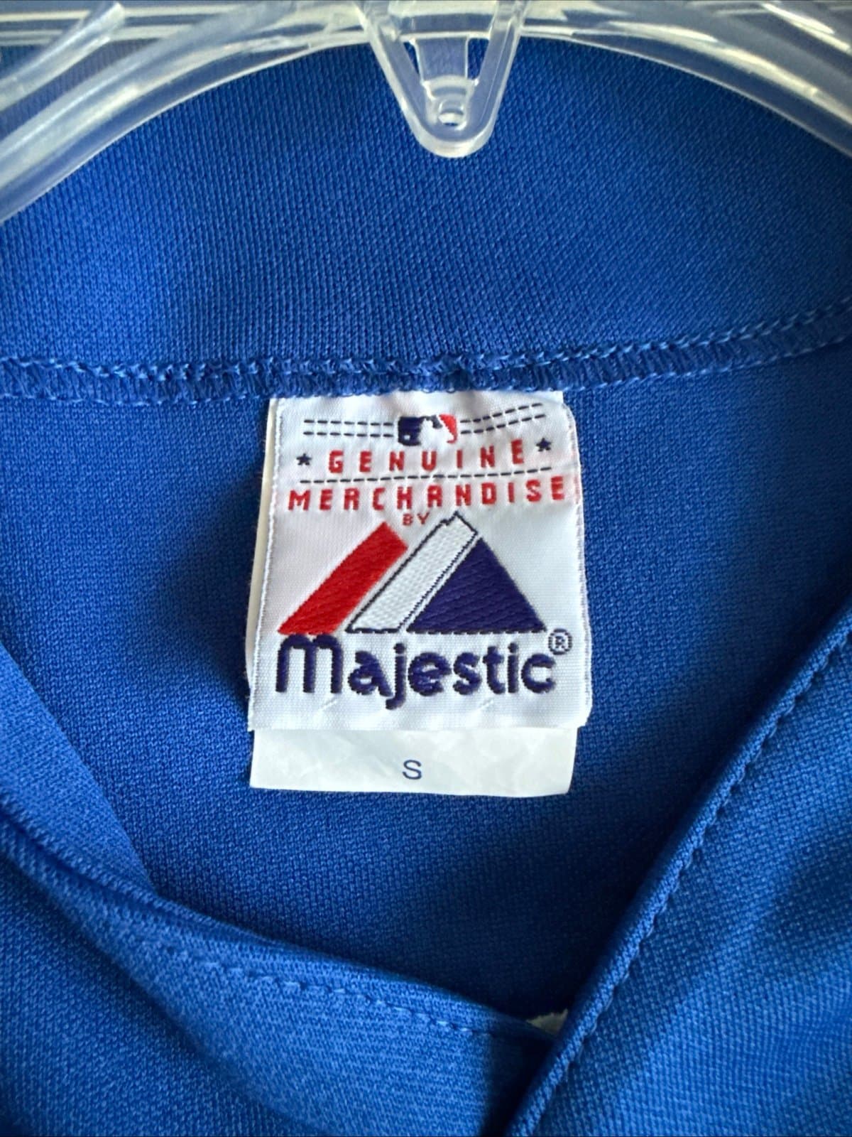 Men’s Majestic Kosuke Fukudome #1 Jersey MLB Chicago Cubs Baseball Sz S - Blue - Thumbnail 4