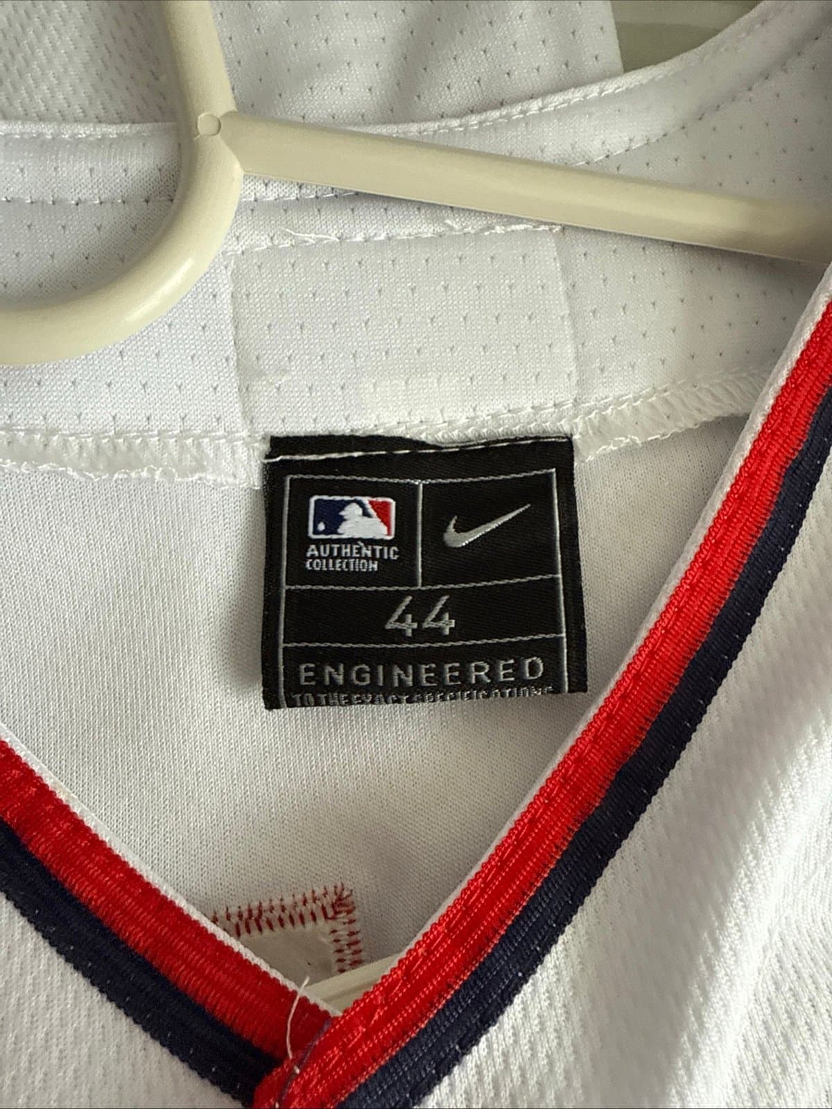 Original Nike Men's Washington Nationals Juan Soto White Home Jersey Sz 44 - Thumbnail 4