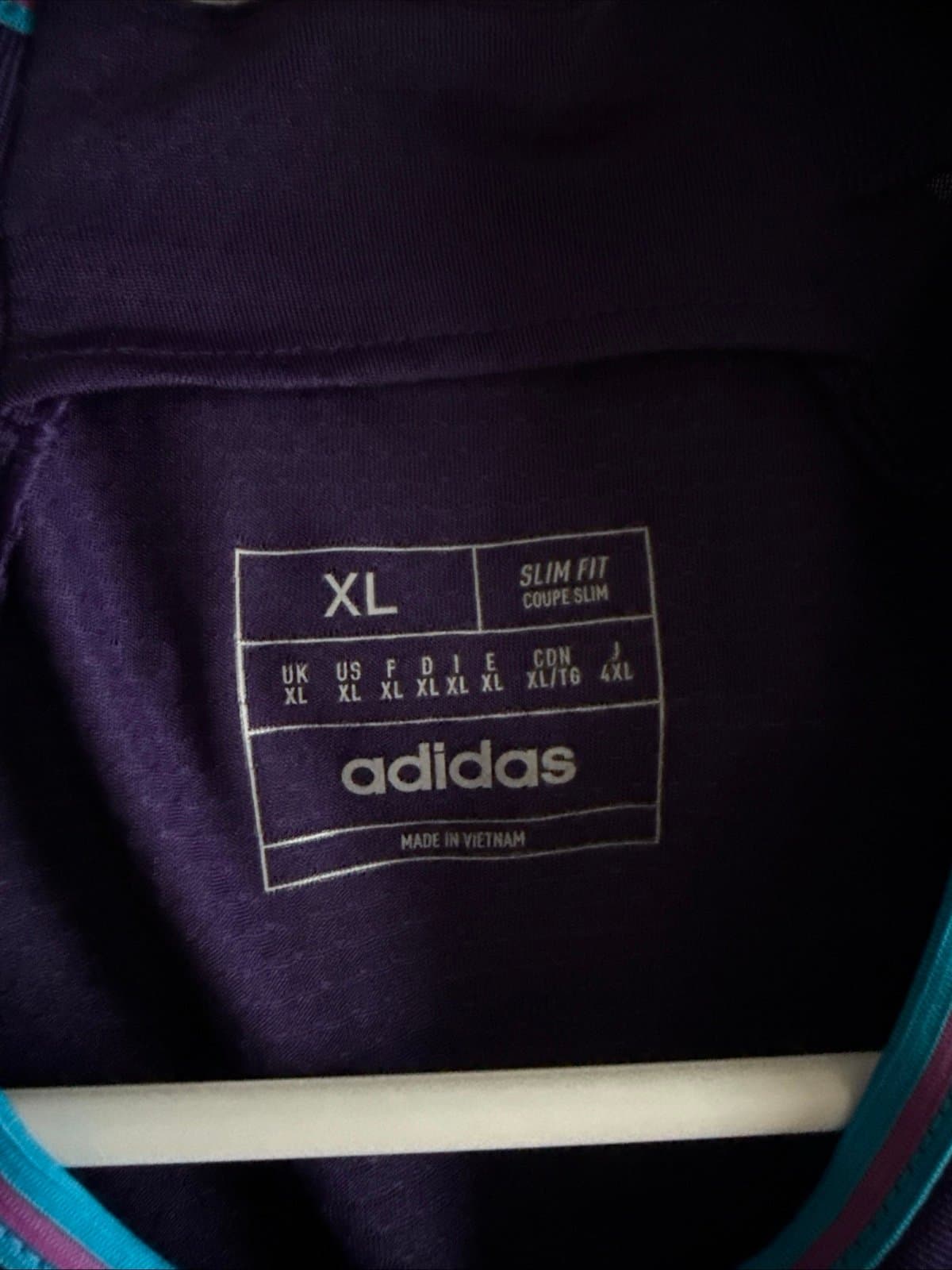 Men’s adidas Ben Bender #15 Charlotte FC 2023/24 MLS Jersey Sz XL - Purple NWT - Thumbnail 4