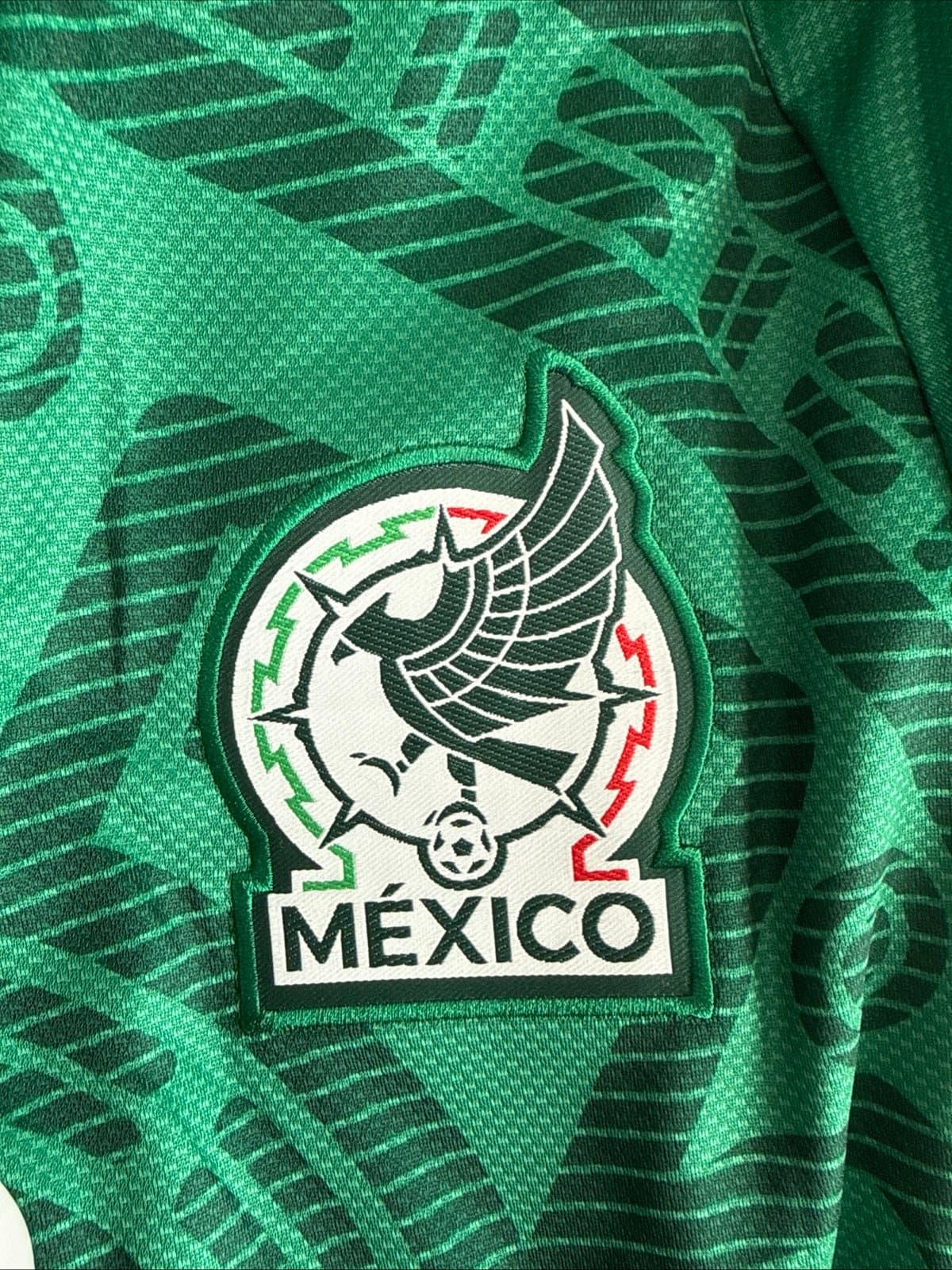 Men's adidas Santiago Gimenez #11 2026 Mexico Home WC Jersey Sz XL - Green NWT - Thumbnail 5