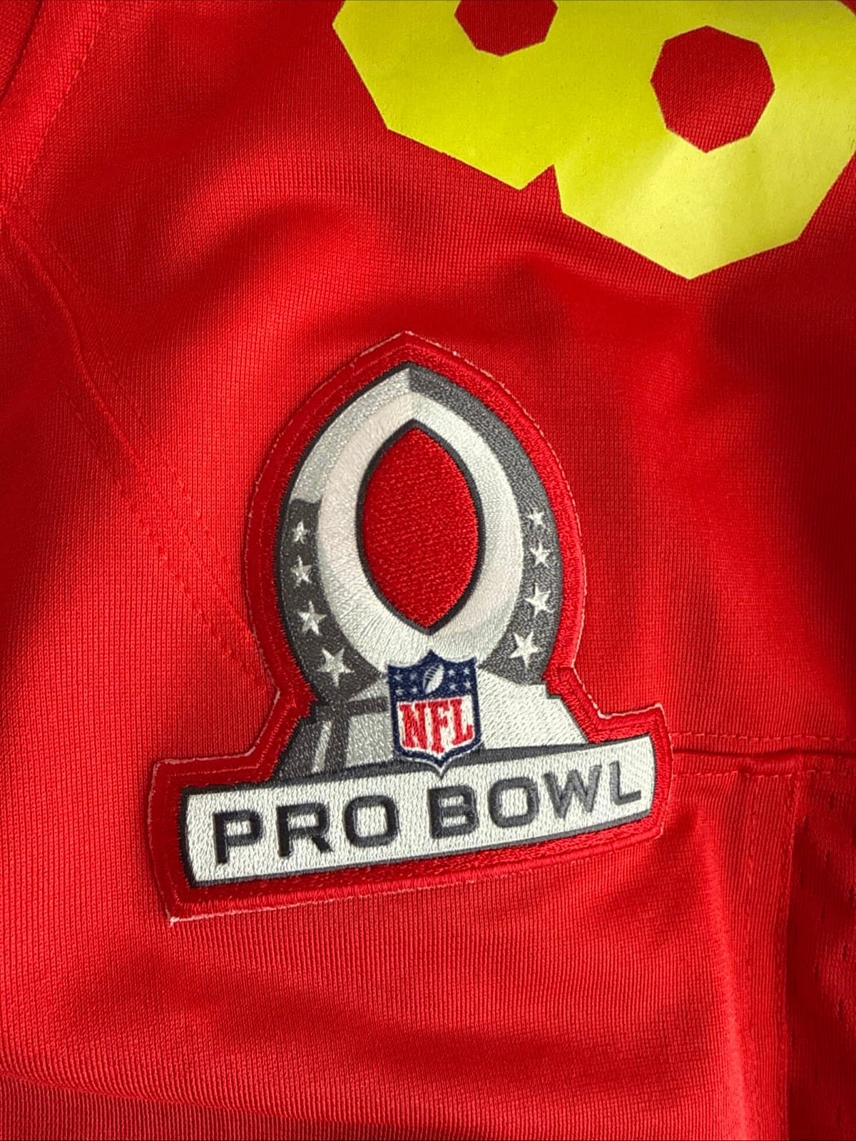 Men’s Nike Amari Cooper #89 Raiders 2017 Pro Bowl AFC Jersey Sz 2XL Red RARE - Thumbnail 5