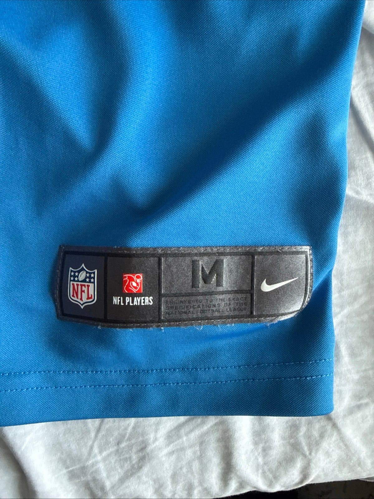 Men’s Nike Barry Sanders #20 Detroit Lions Vapor Limited NFL Jersey Sz M - Blue - Thumbnail 3