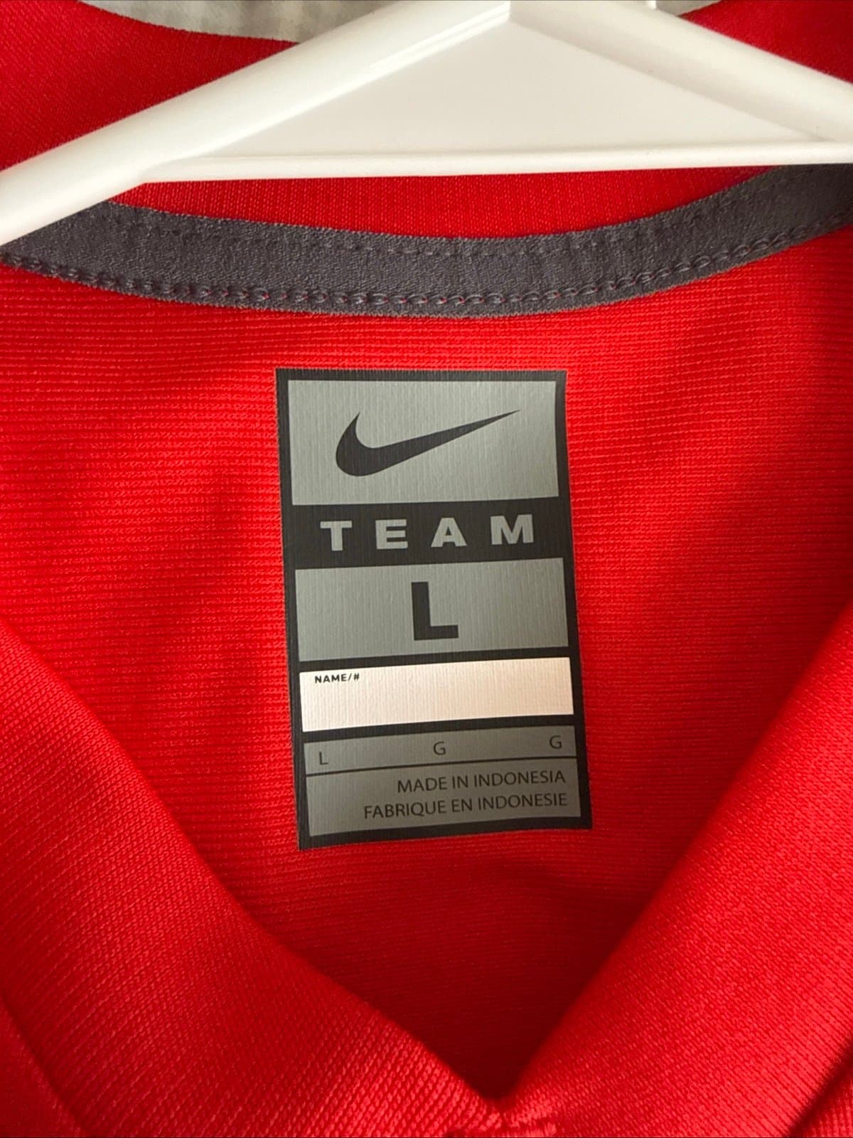 Men’s Nike University Of Houston Cougars #5 Football Home Red Jersey Sz L - Thumbnail 4