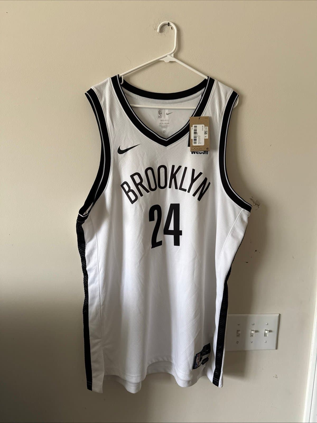 Men’s Nike Cam Thomas #24 Brooklyn Nets Swingman Association Jersey Sz 56 - NWT - Image 1