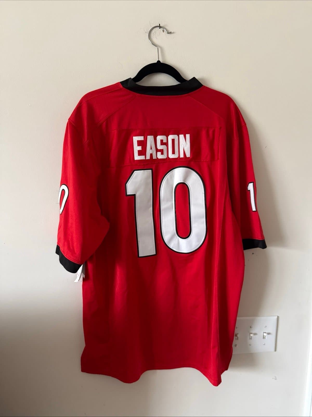Men’s NIKE Jacob Eason #10 Georgia Bulldogs NCAA Jersey Sz 2XL - Red RARE NWT - Thumbnail 7