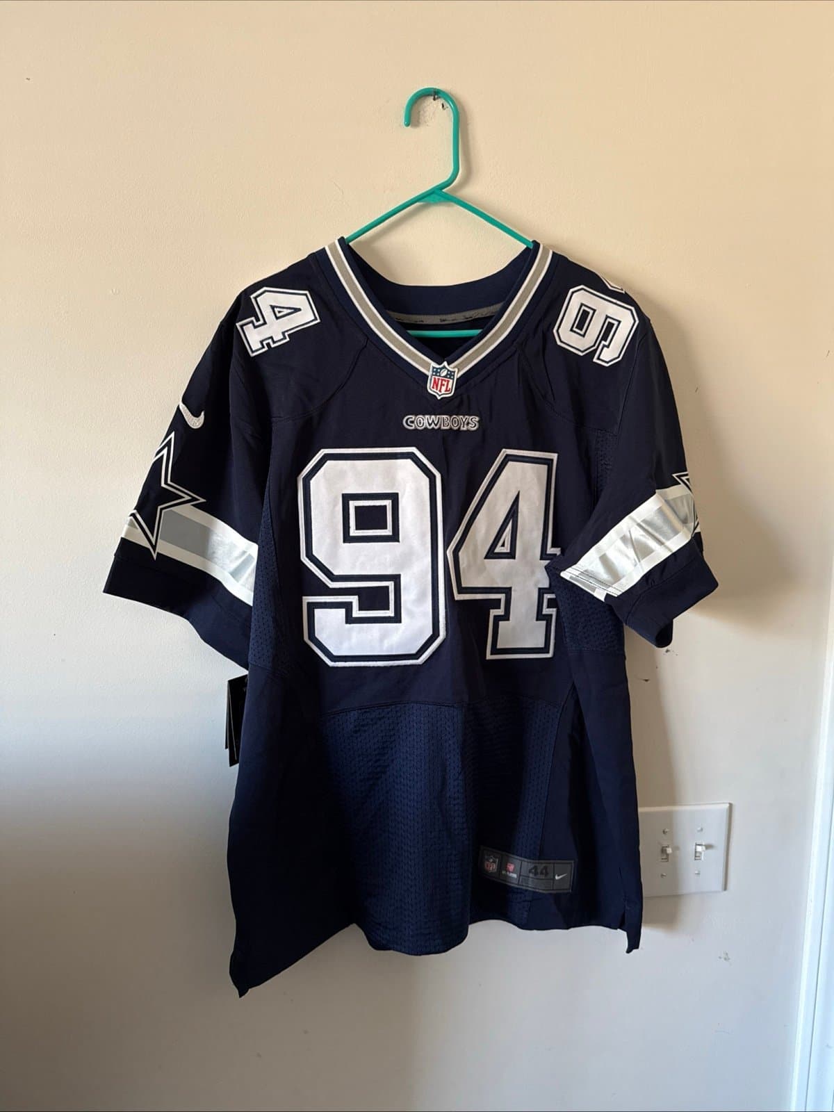 Men’s Nike DeMarcus Ware #94 Dallas Cowboys NFL Jersey Sz 44 - Blue NWT - Image 1