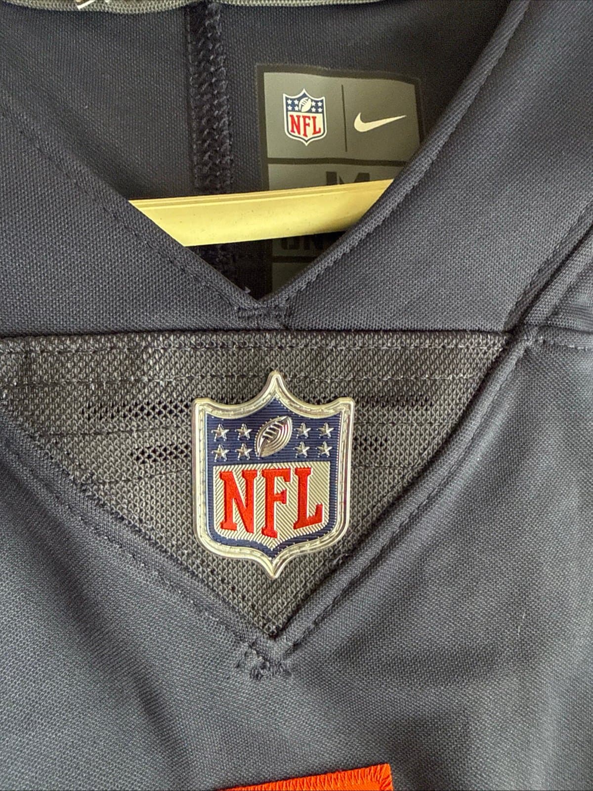 Men's Nike Justin Fields #1 Chicago Bears Vapor Lmtd Jersey Sz M - Blue NWT RARE - Thumbnail 5