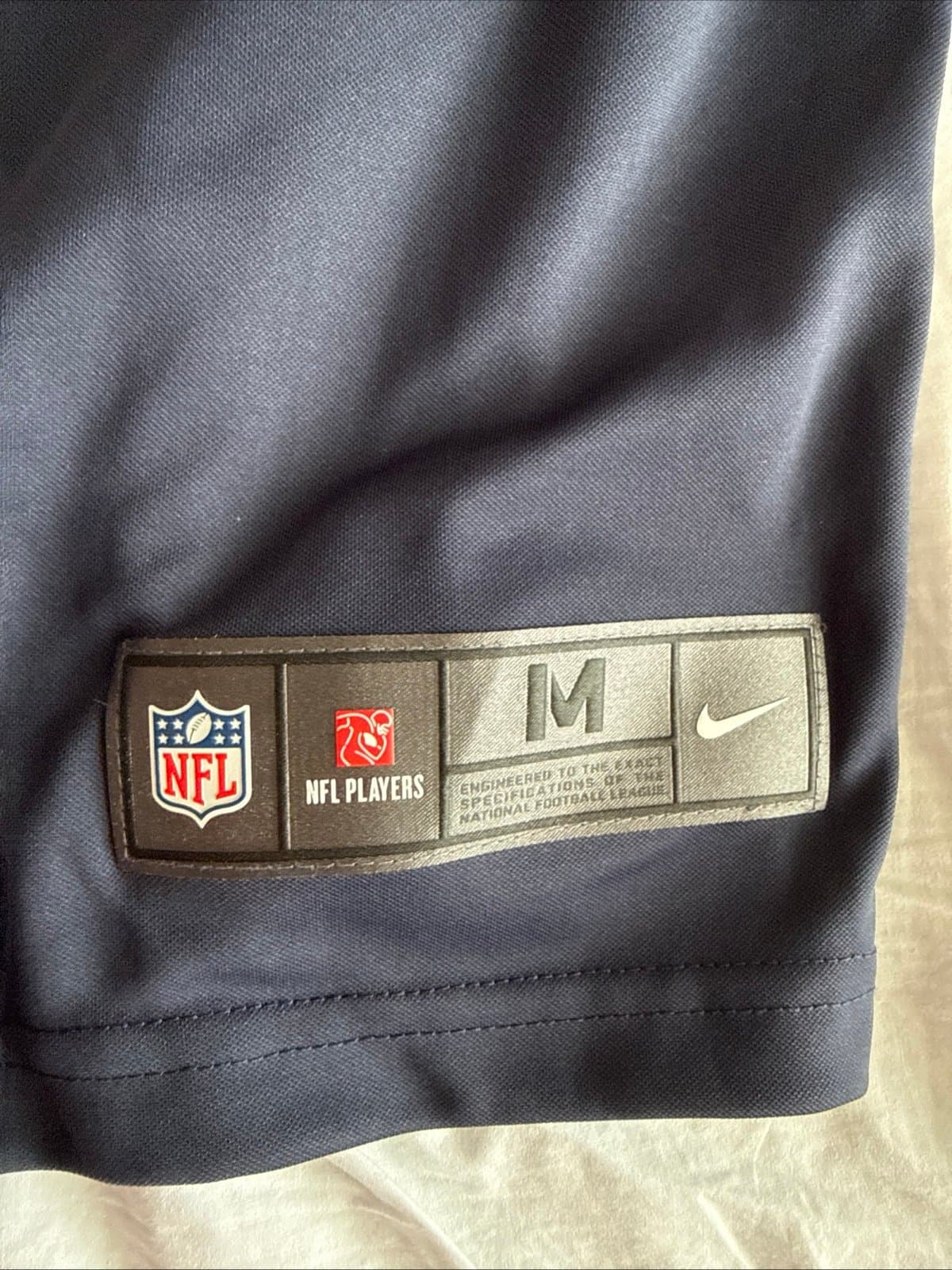 Men's Nike Justin Fields #1 Chicago Bears Vapor Lmtd Jersey Sz M - Blue NWT RARE - Thumbnail 3