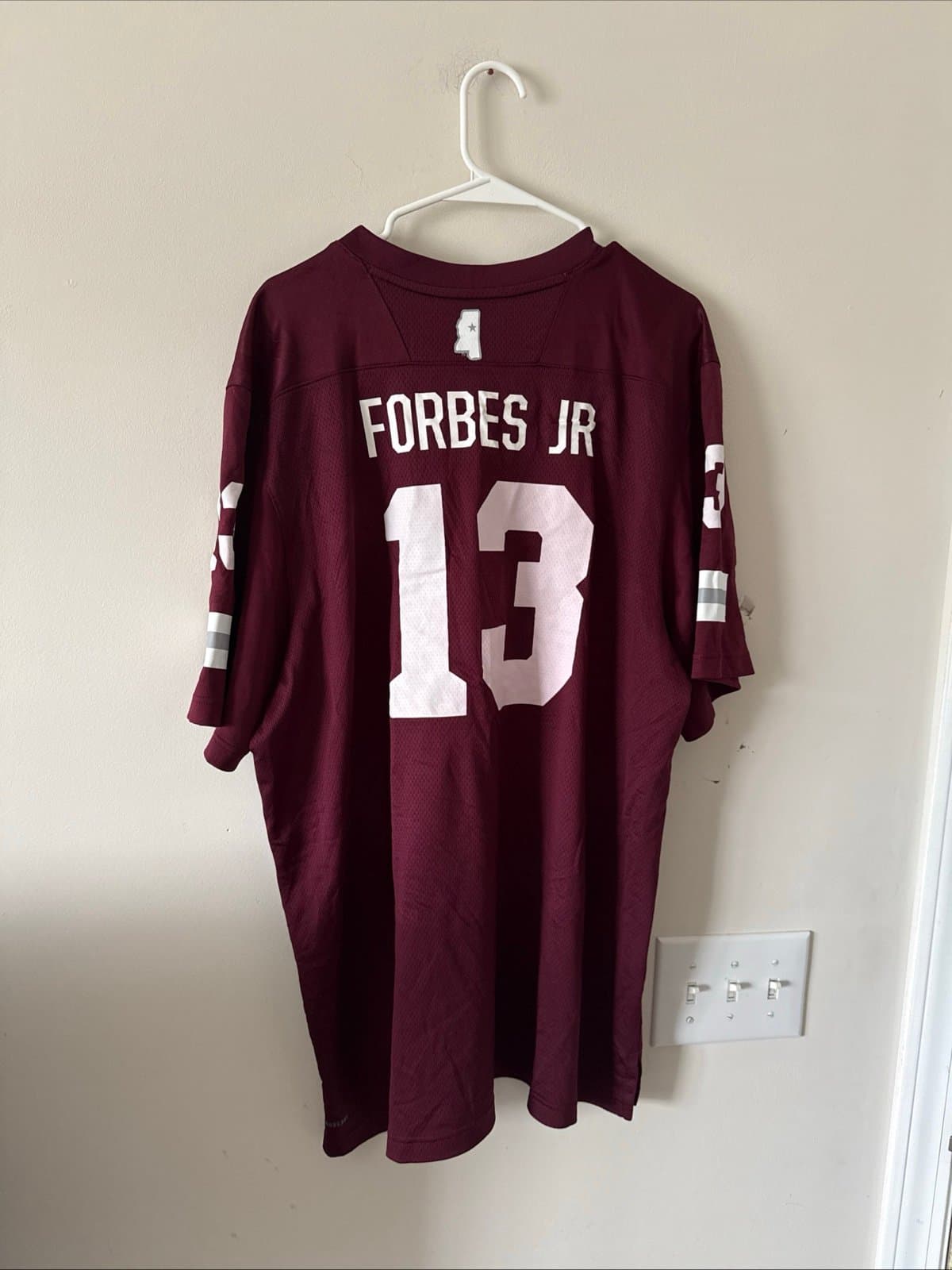 Men’s Adidas Mississippi State Bulldogs Emmanuel Forbes Jr #13 Jersey Sz 2XL NWT - Thumbnail 6