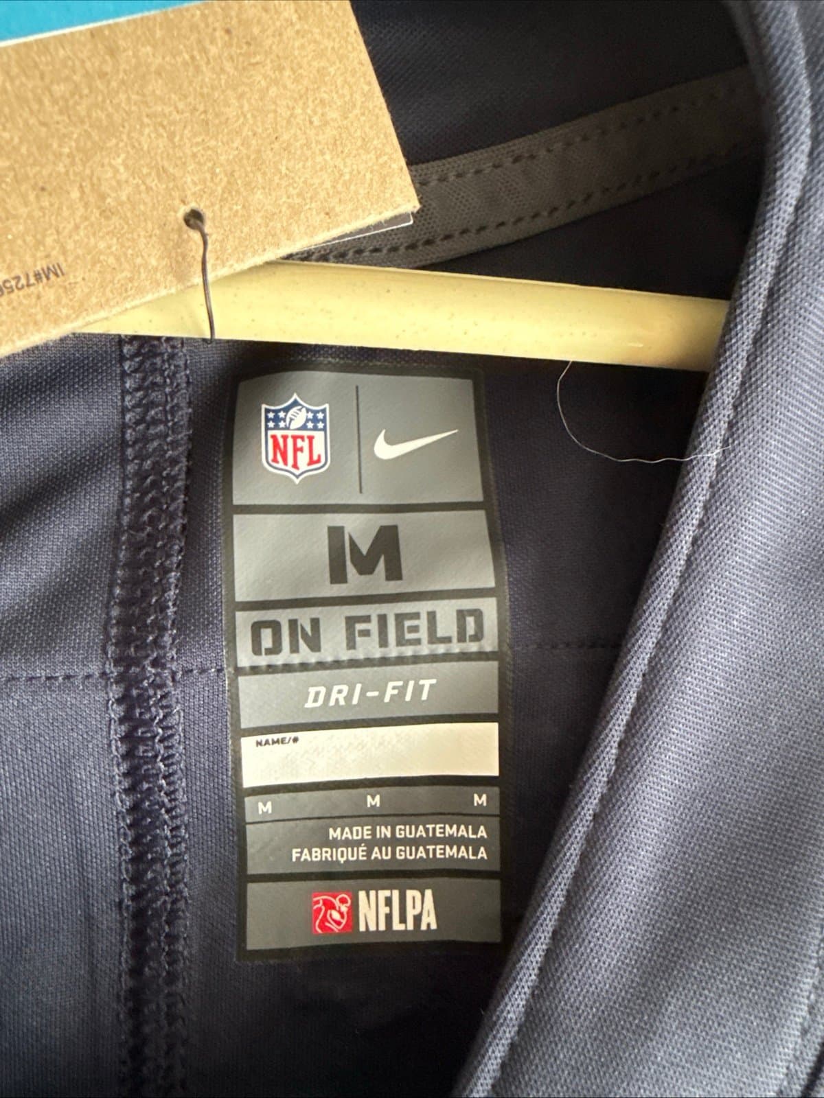 Men's Nike Justin Fields #1 Chicago Bears Vapor Lmtd Jersey Sz M - Blue NWT RARE - Thumbnail 4