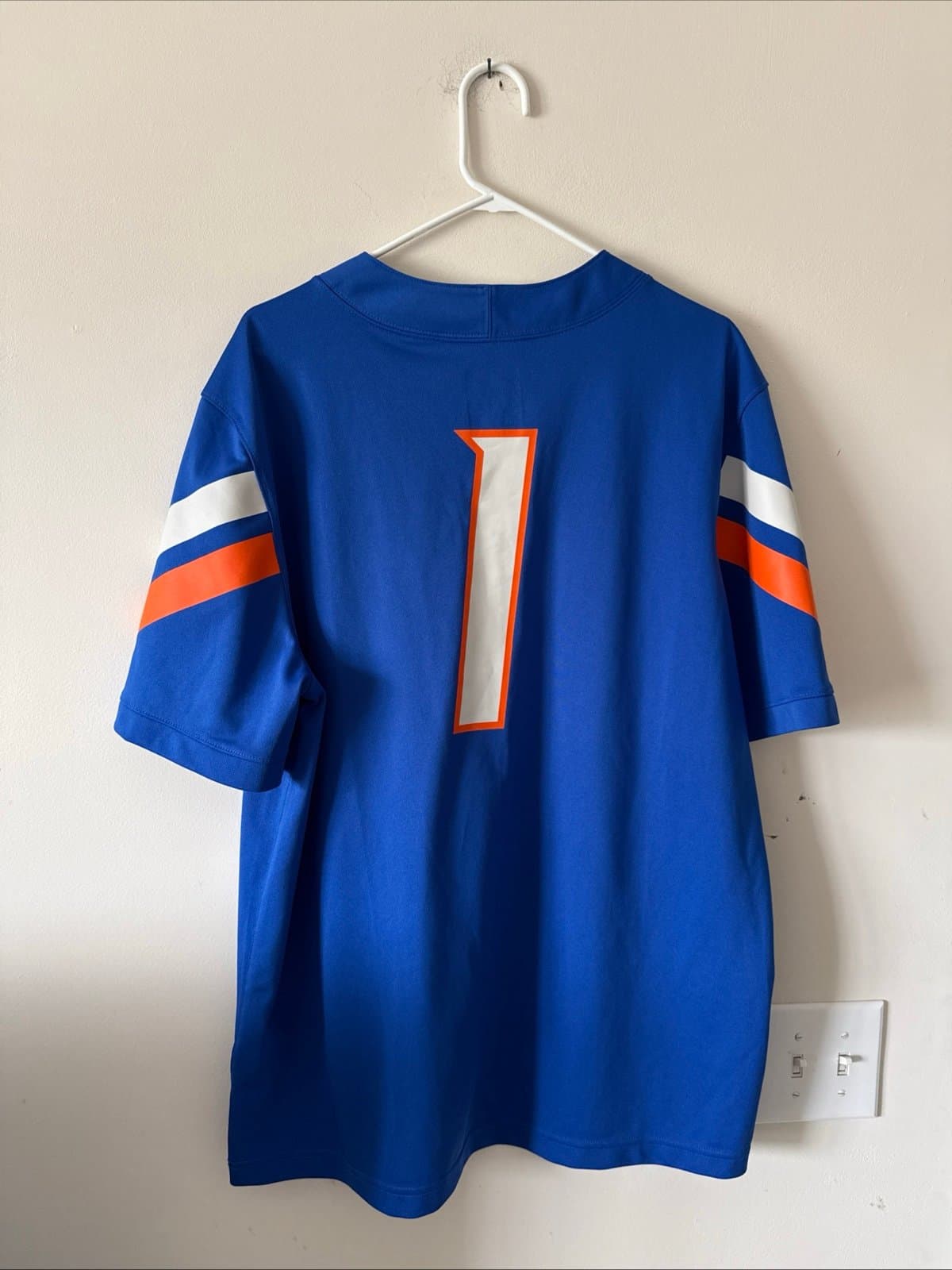 Men’s Nike Boise State Broncos #1 Untouchable Football Jersey Sz XL - Blue NWOT - Thumbnail 7