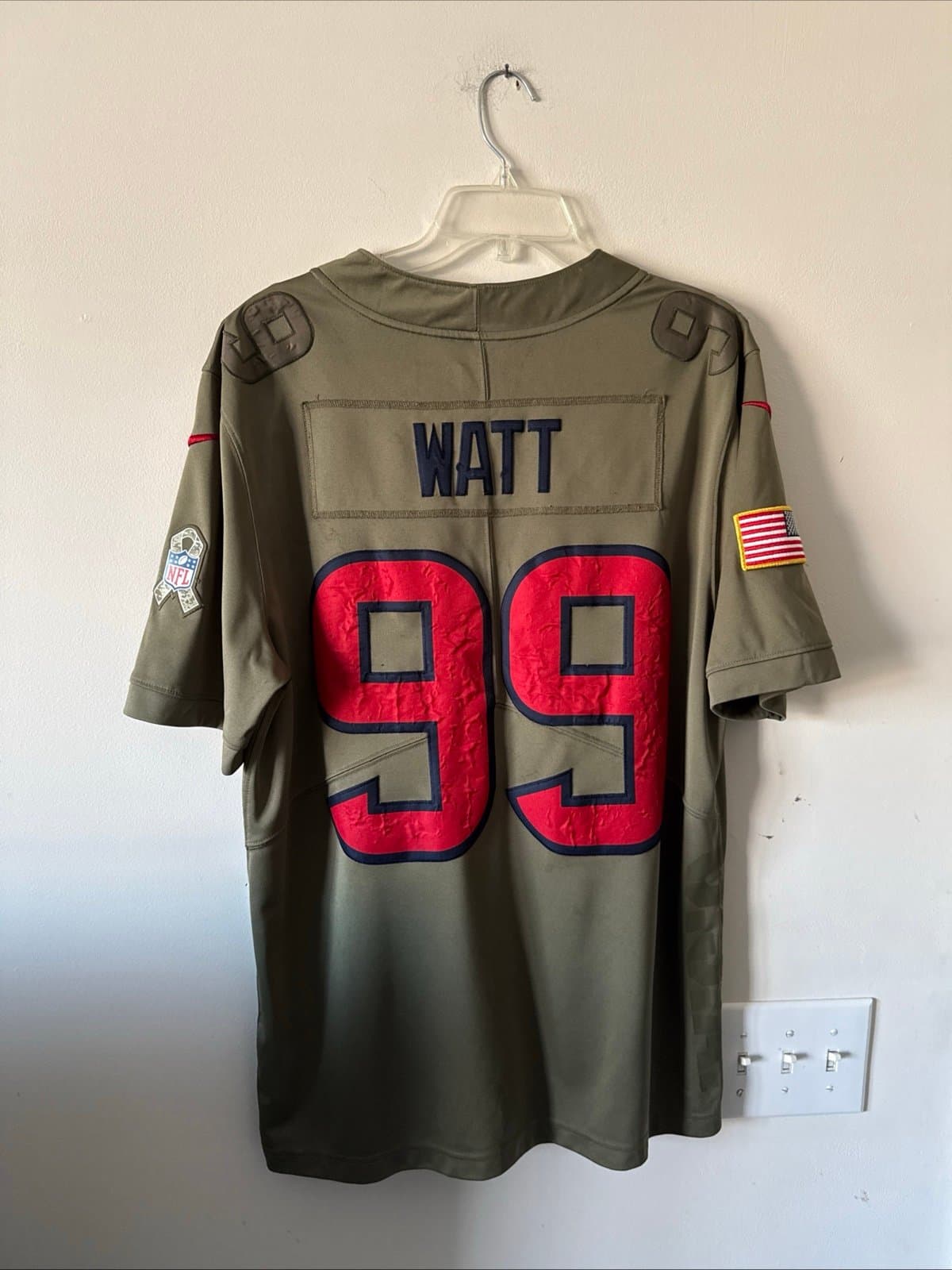 Men’s Nike JJ Watt #99 Houston Texans Salute to Service Limited Jersey Sz L RARE - Thumbnail 7