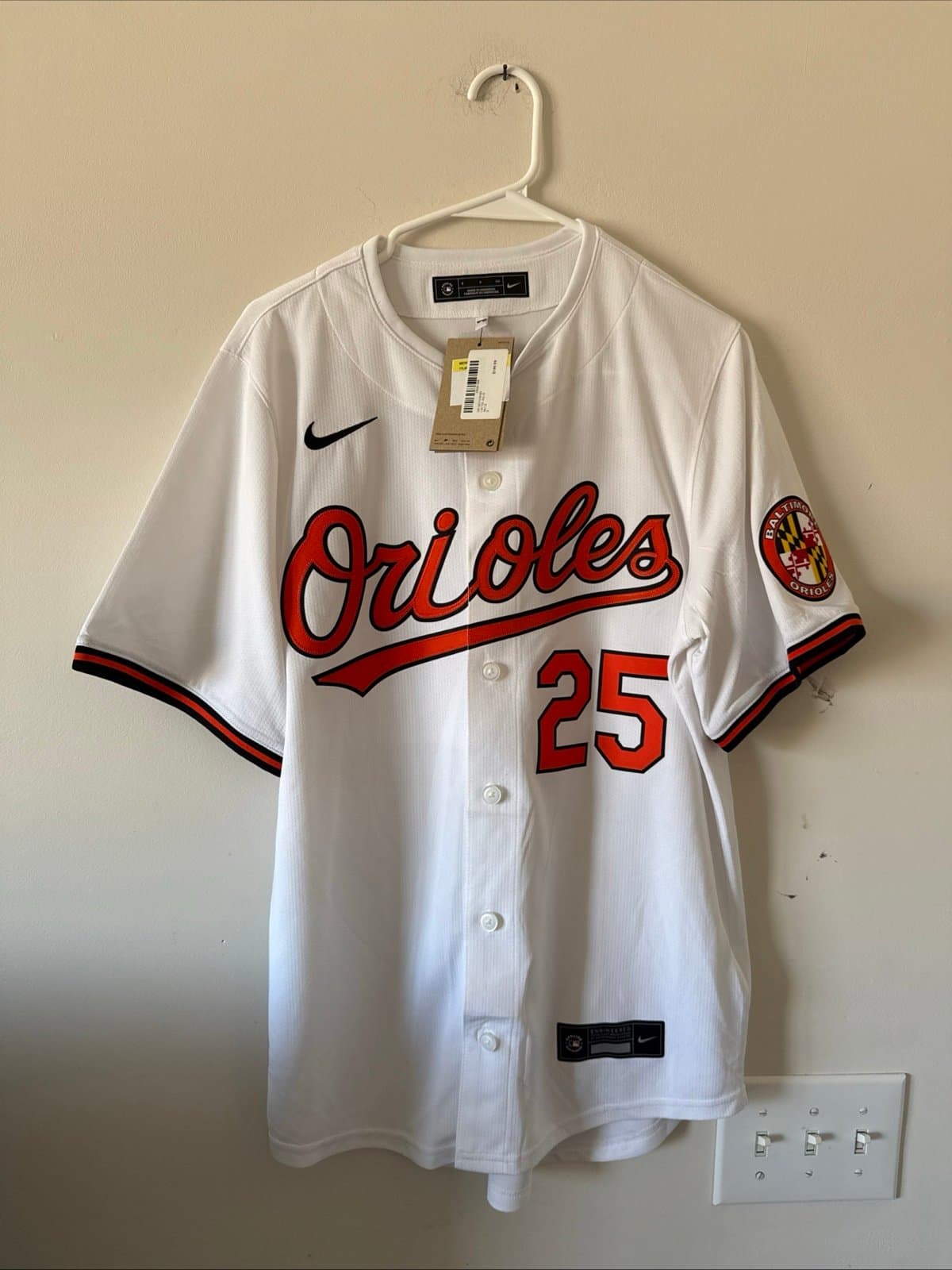 Men’s Nike Anthony Santander #25 Baltimore Orioles Limited Jersey Sz S - NWT - Image 1