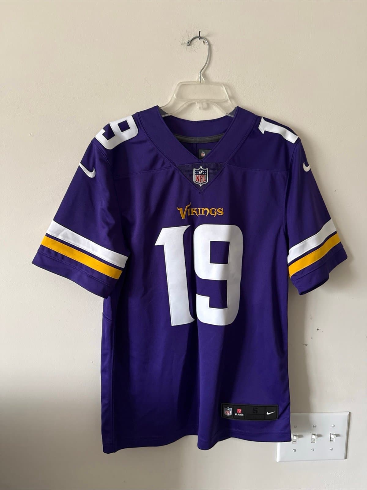 Men’s Nike Adam Thielen #19 Minnesota Vikings Mens Vapor Lmtd Jersey Sz S RARE - Image 1