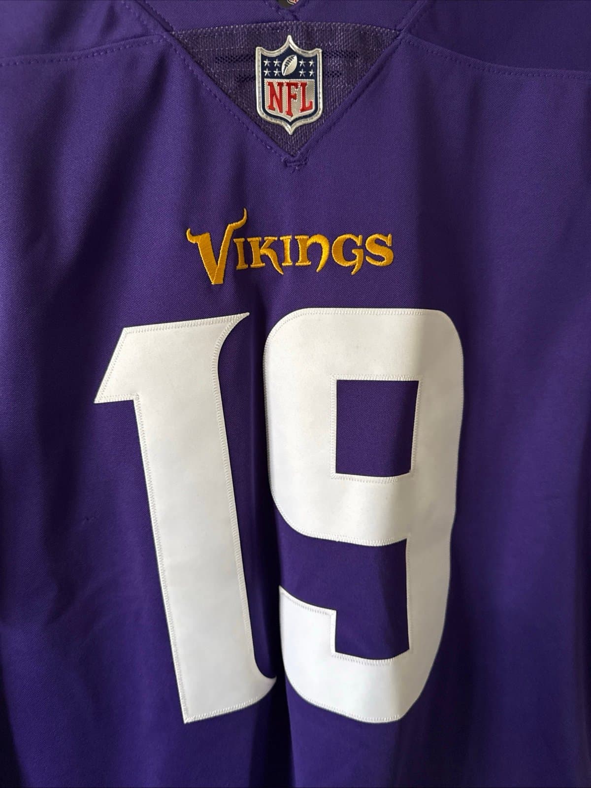 Men’s Nike Adam Thielen #19 Minnesota Vikings Mens Vapor Lmtd Jersey Sz S RARE - Thumbnail 2