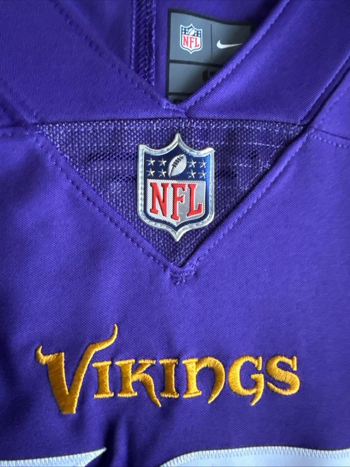 Men’s Nike Adam Thielen #19 Minnesota Vikings Mens Vapor Lmtd Jersey Sz S RARE - Thumbnail 5