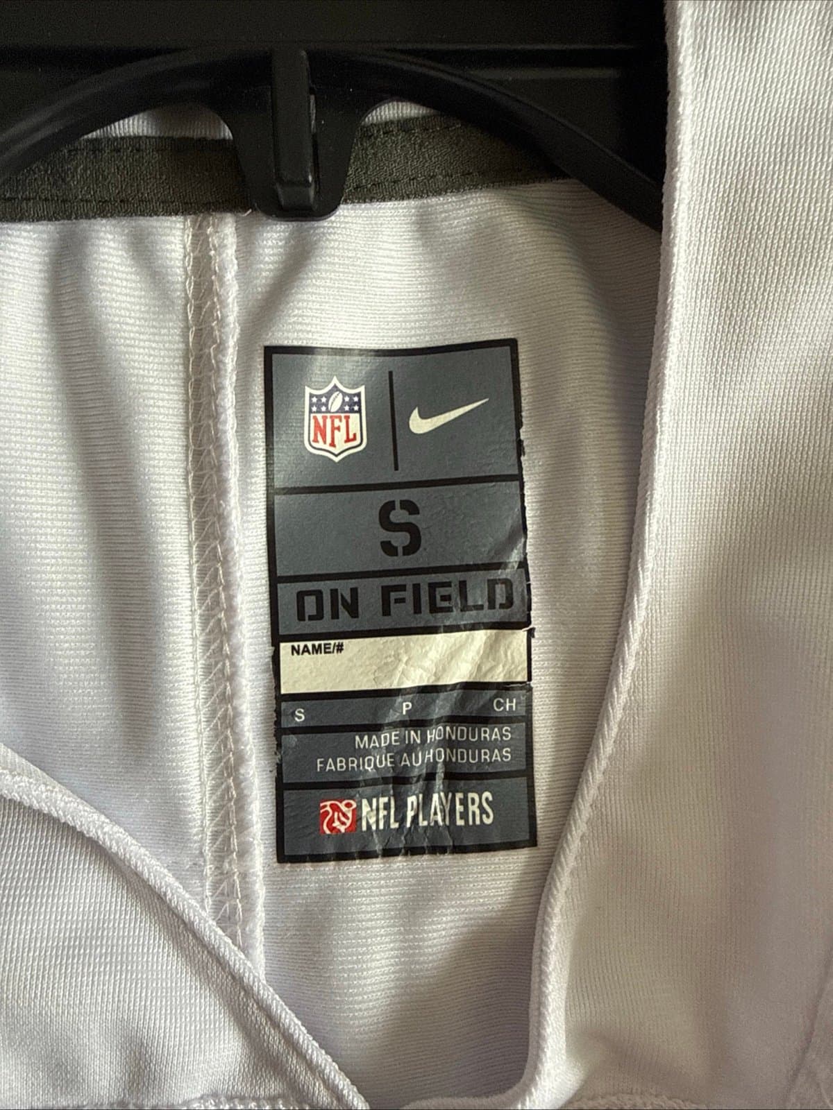 Men's Nike Eddie Goldman #99 Atlanta Falcons Team Game Jersey Sz S - White - Thumbnail 4