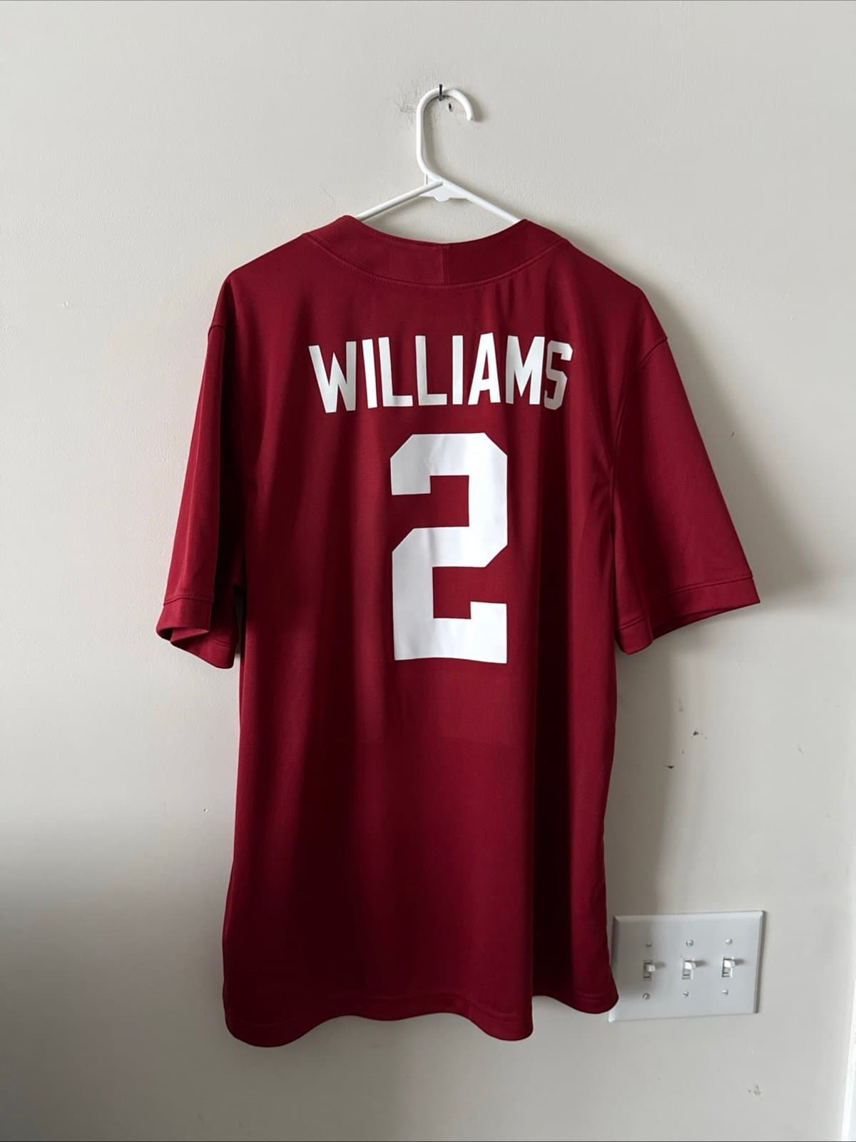 Men’s Nike Ryan Williams #2 Alabama Crimson Tide NIL Football Jersey Sz L - RARE - Thumbnail 7