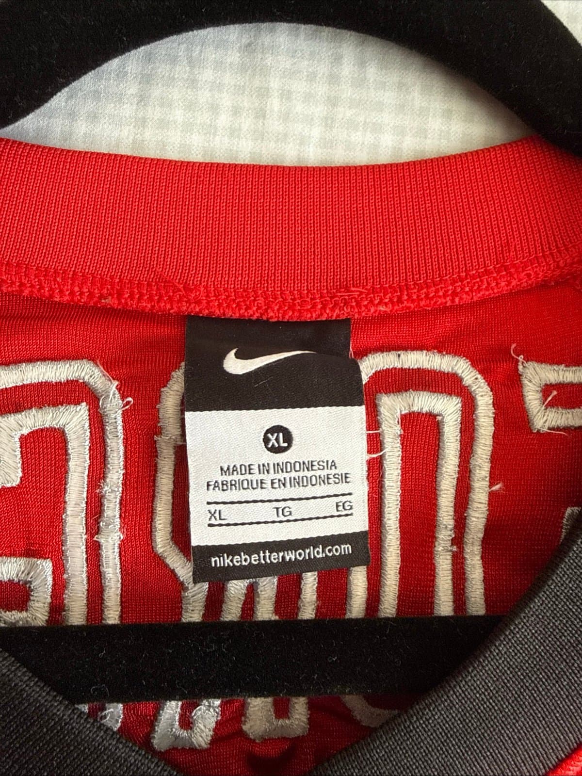 Men’s Nike Georgia Bulldogs #11 Football Jersey Stitched Sz XL - Red NWOT - Thumbnail 4