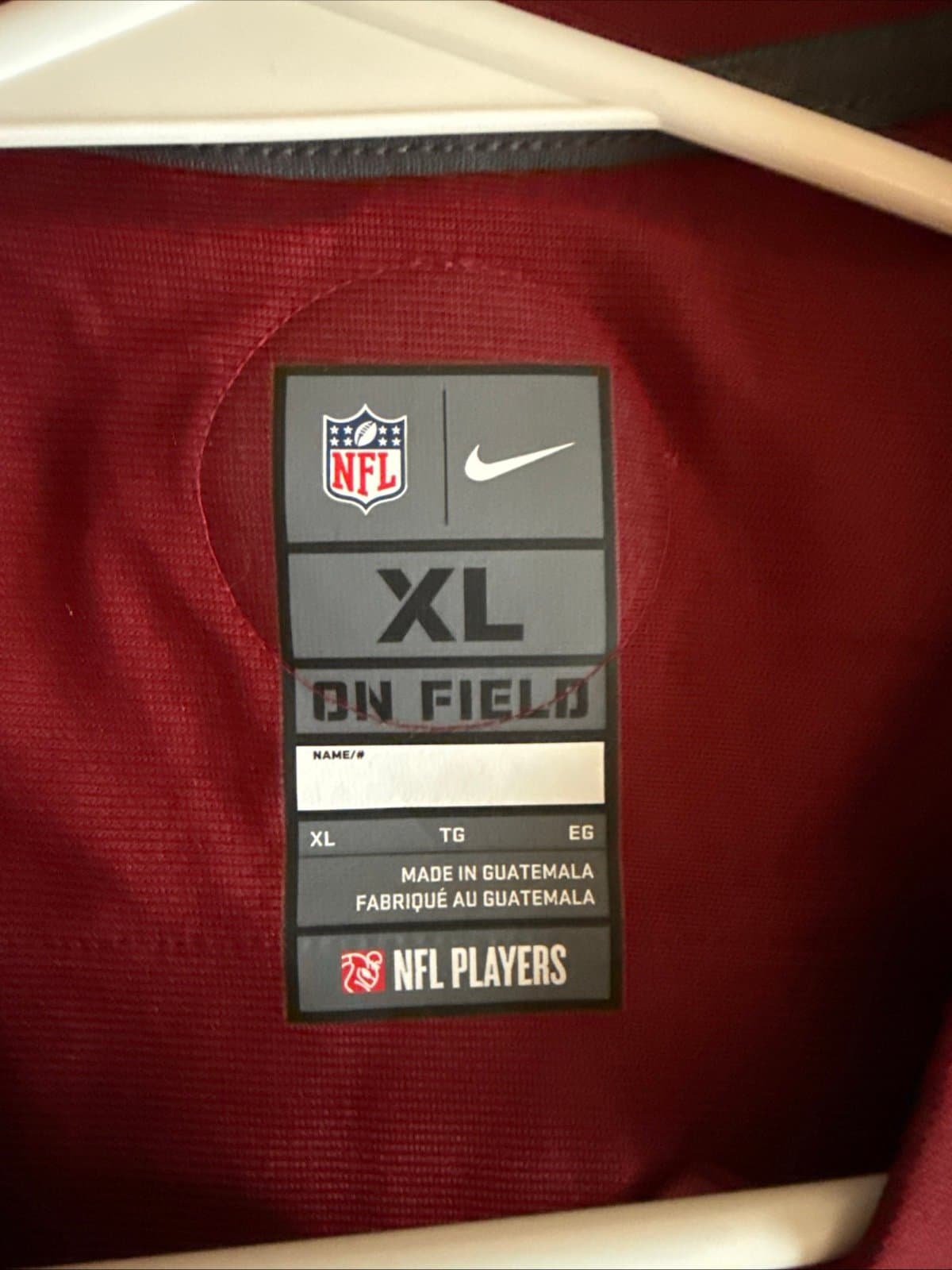 MEN'S NIKE JONATHAN ALLEN #93 WASHINGTON COMMANDERS NFL JERSEY XL - RED - Thumbnail 4