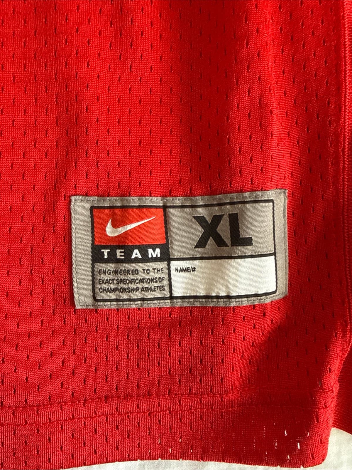 Men’s Nike Georgia Bulldogs #11 Football Jersey Stitched Sz XL - Red NWOT - Thumbnail 3