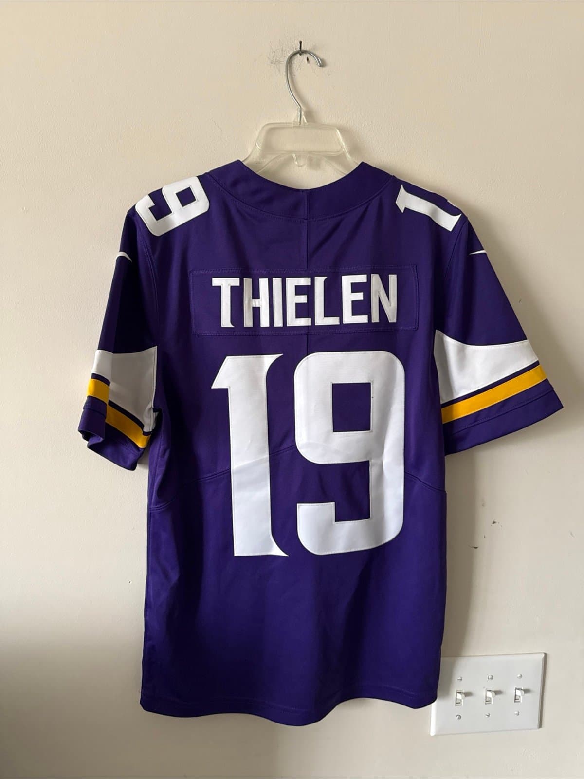 Men’s Nike Adam Thielen #19 Minnesota Vikings Mens Vapor Lmtd Jersey Sz S RARE - Thumbnail 6