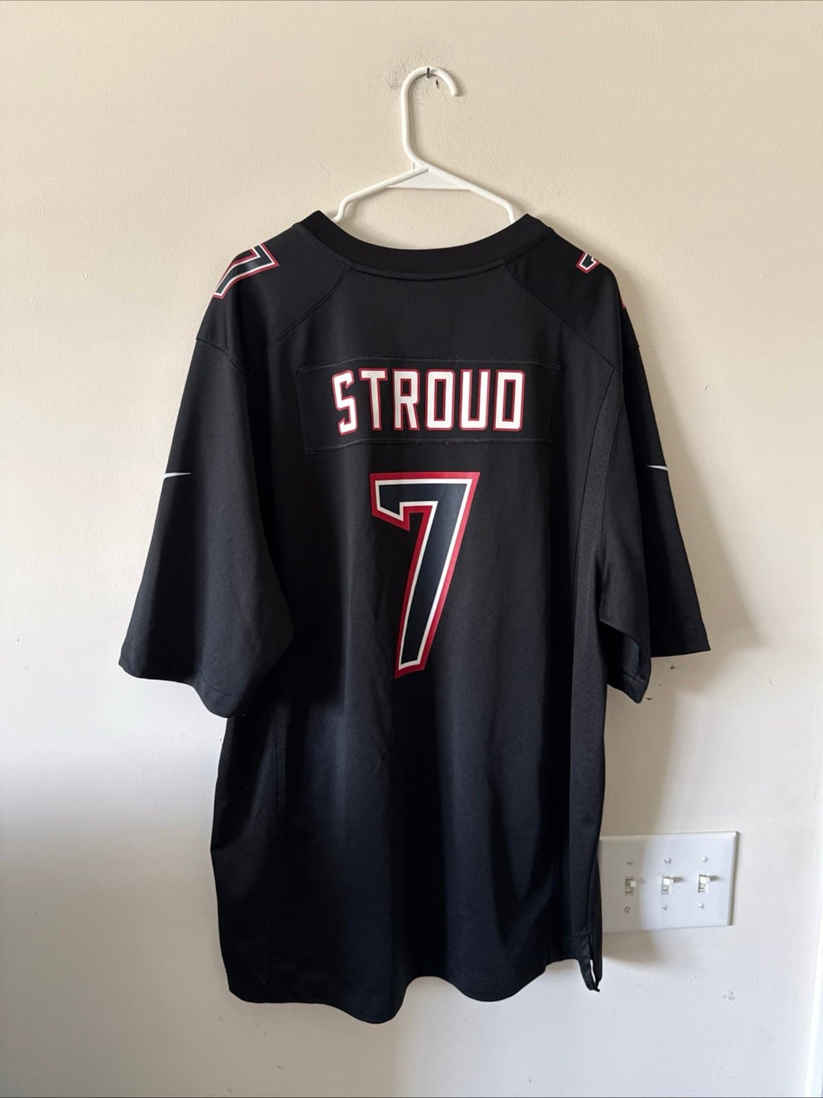 Men's Nike C.J. Stroud #7 Houston Texans Carbon Black Fashion Jersey Sz XL RARE - Thumbnail 6