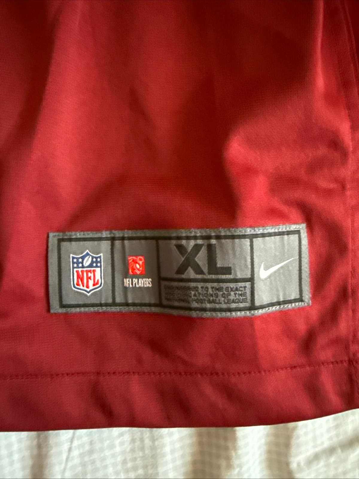 MEN'S NIKE JONATHAN ALLEN #93 WASHINGTON COMMANDERS NFL JERSEY XL - RED - Thumbnail 3