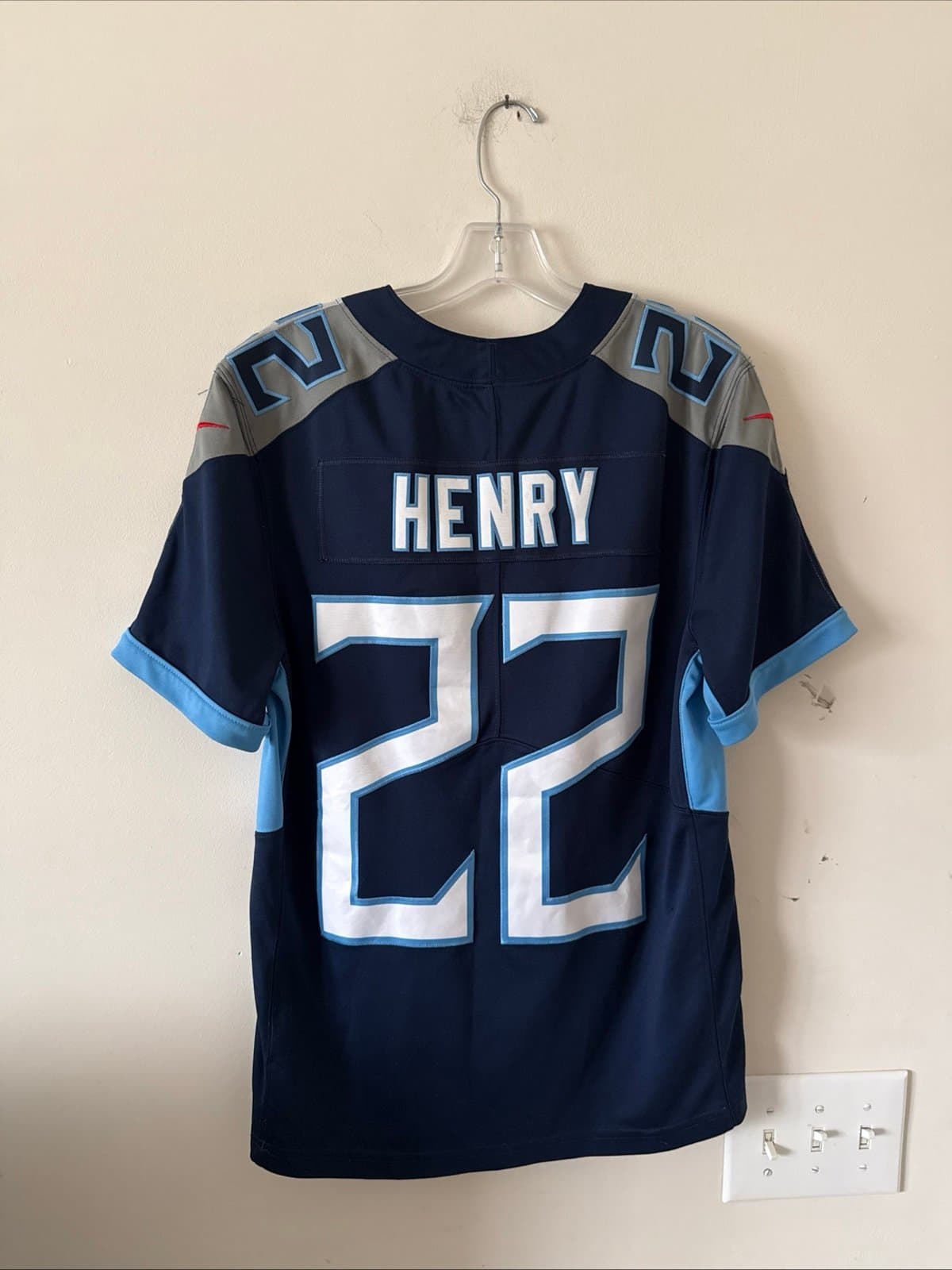 Men’s Nike Tennessee Titans Derrick Henry #22 Vapor Limited Jersey Sz S - RARE - Thumbnail 6